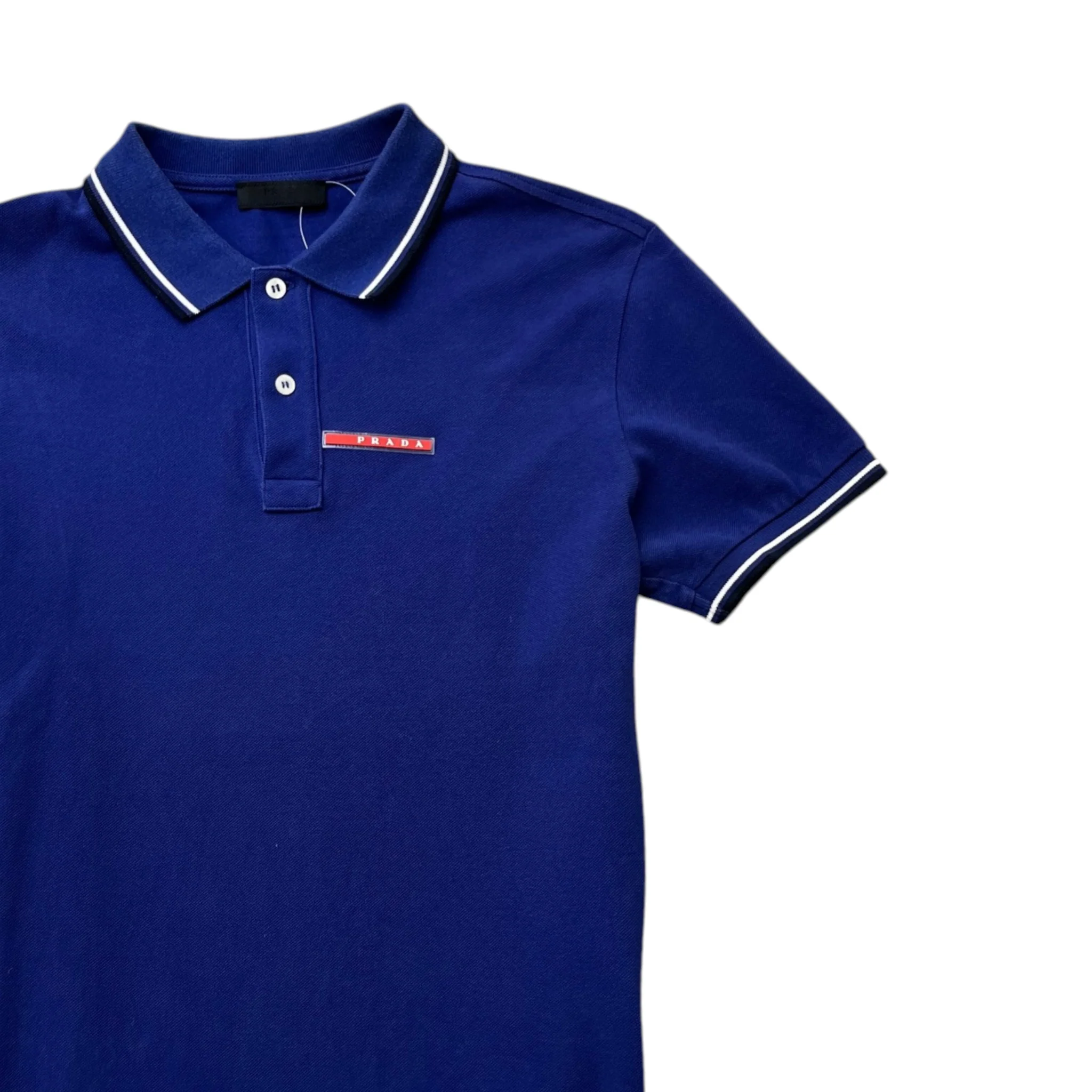 Men's Linea Rossa Polo Shirt Blue Size L - Image 3