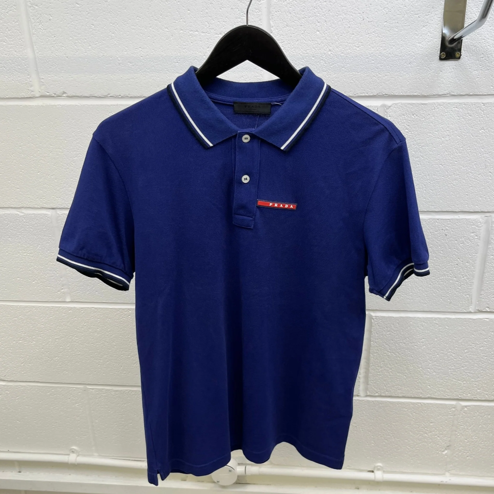 Men's Linea Rossa Polo Shirt Blue Size L - Image 8