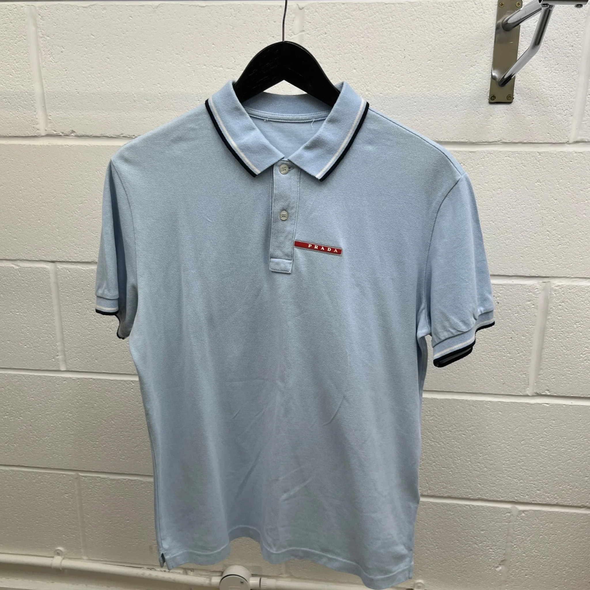 Men's Linea Rossa Polo Shirt Blue Size L - Image 7