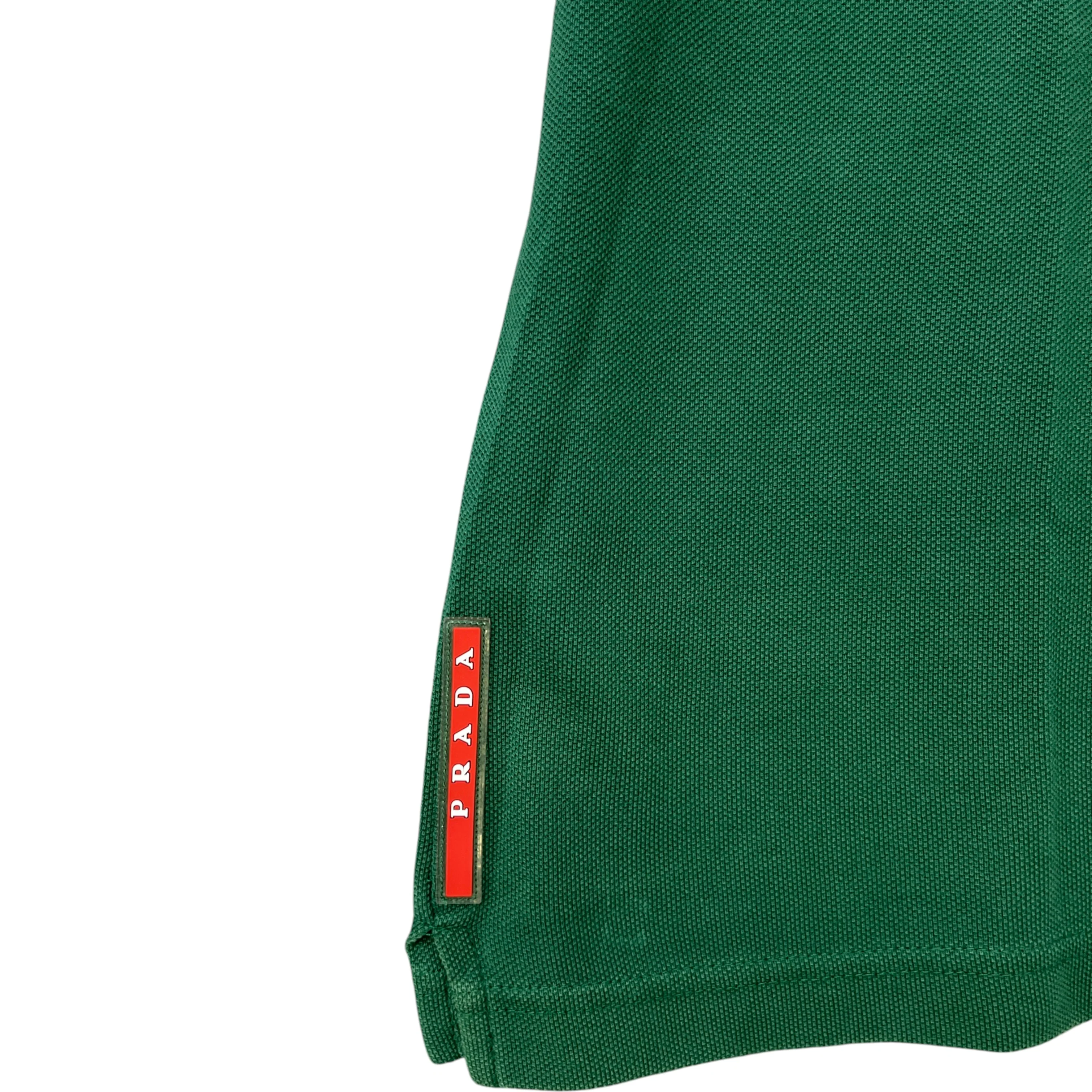 Men's Linea Rossa Polo Shirt Green Size S - Image 5