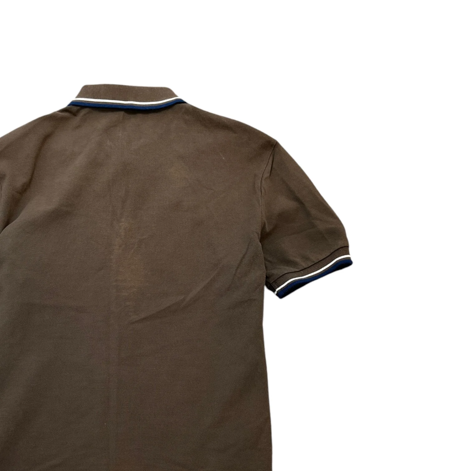 Men's Linea Rossa Polo Shirt Khaki Size M - Image 4