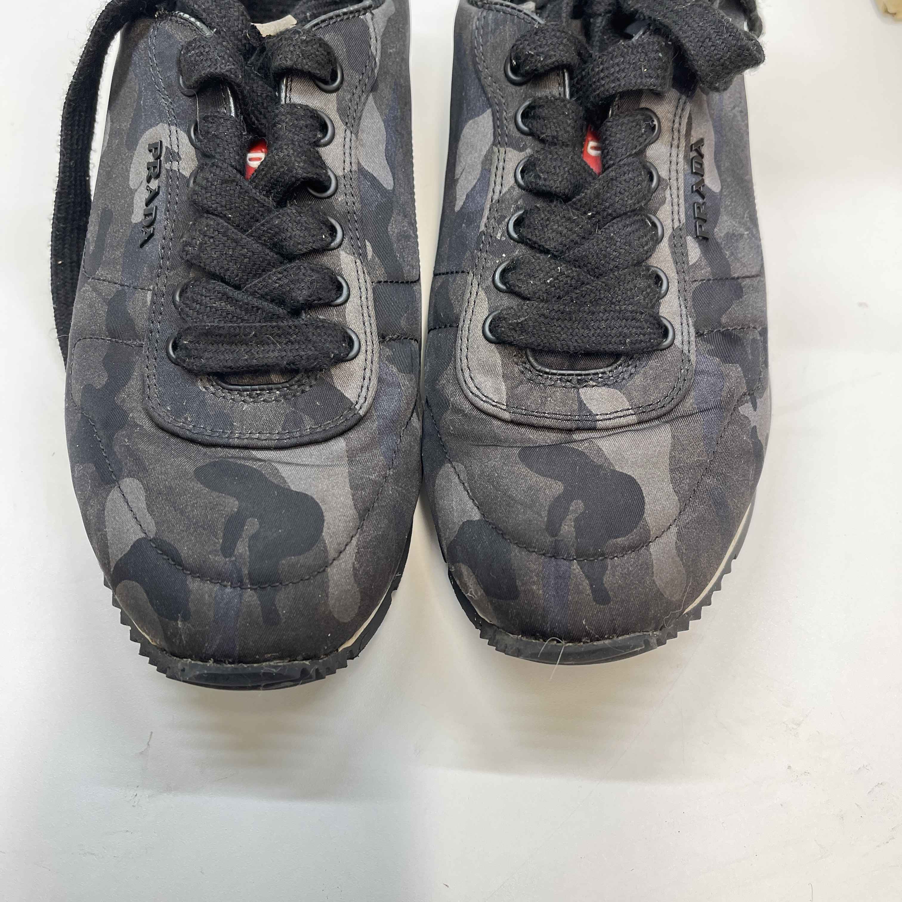 Men's Linear Rosa Camo Low Trainers Black Size EU 39 / UK 5 - Image 13