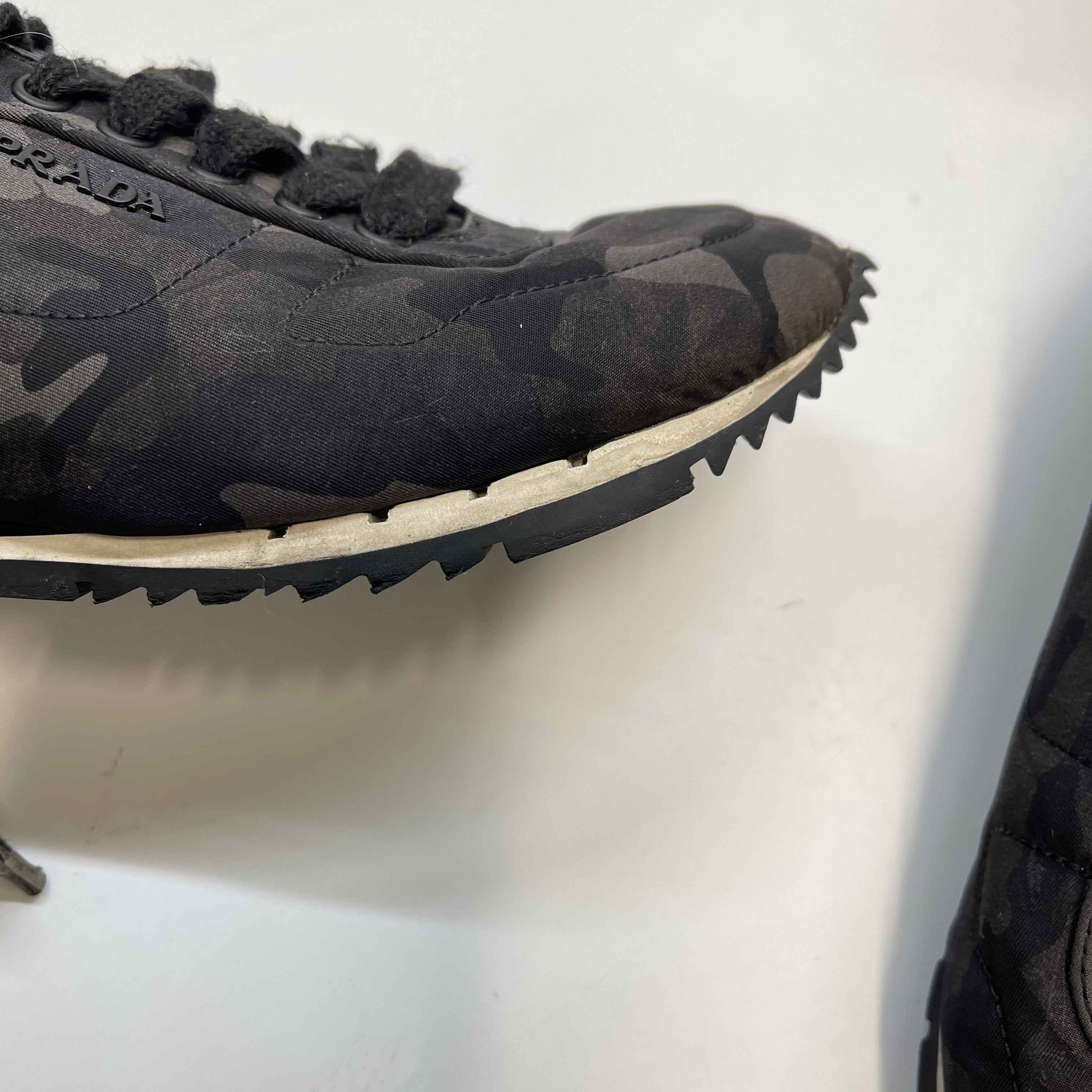 Men's Linear Rosa Camo Low Trainers Black Size EU 39 / UK 5 - Image 14