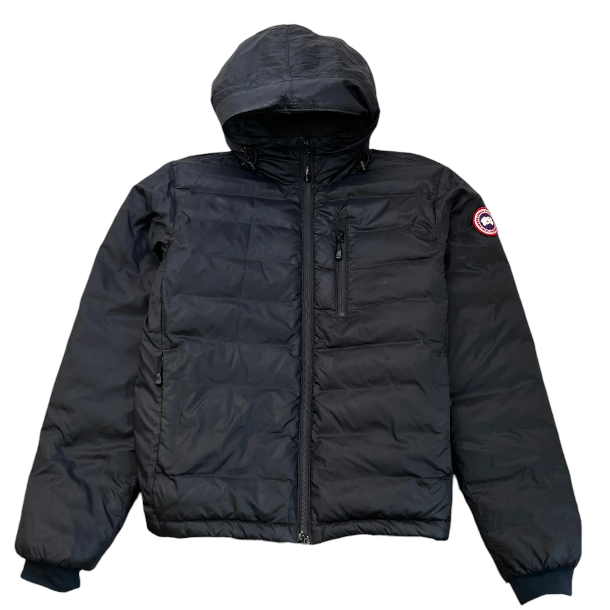 Men's Lodge Down Hoody Down Jacket Black Size S
