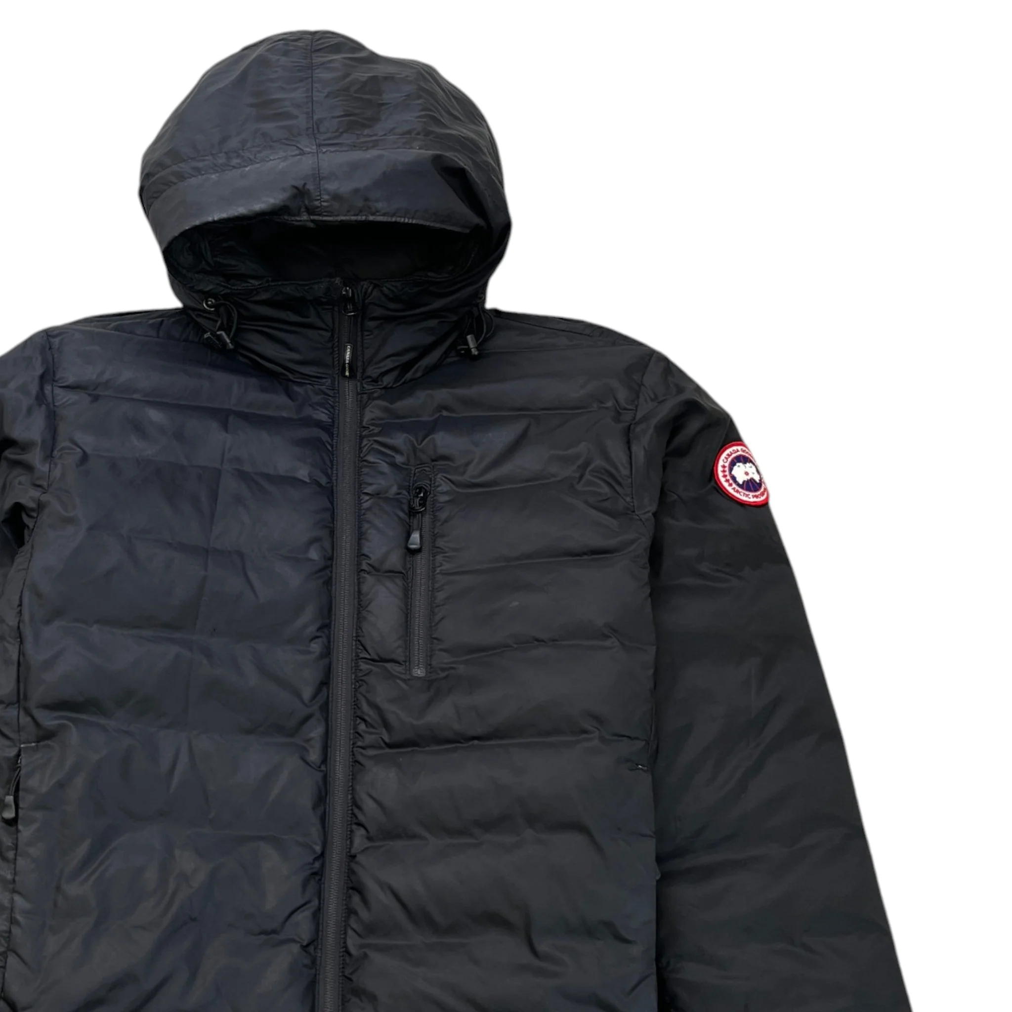 Men's Lodge Down Hoody Down Jacket Black Size S - Image 3