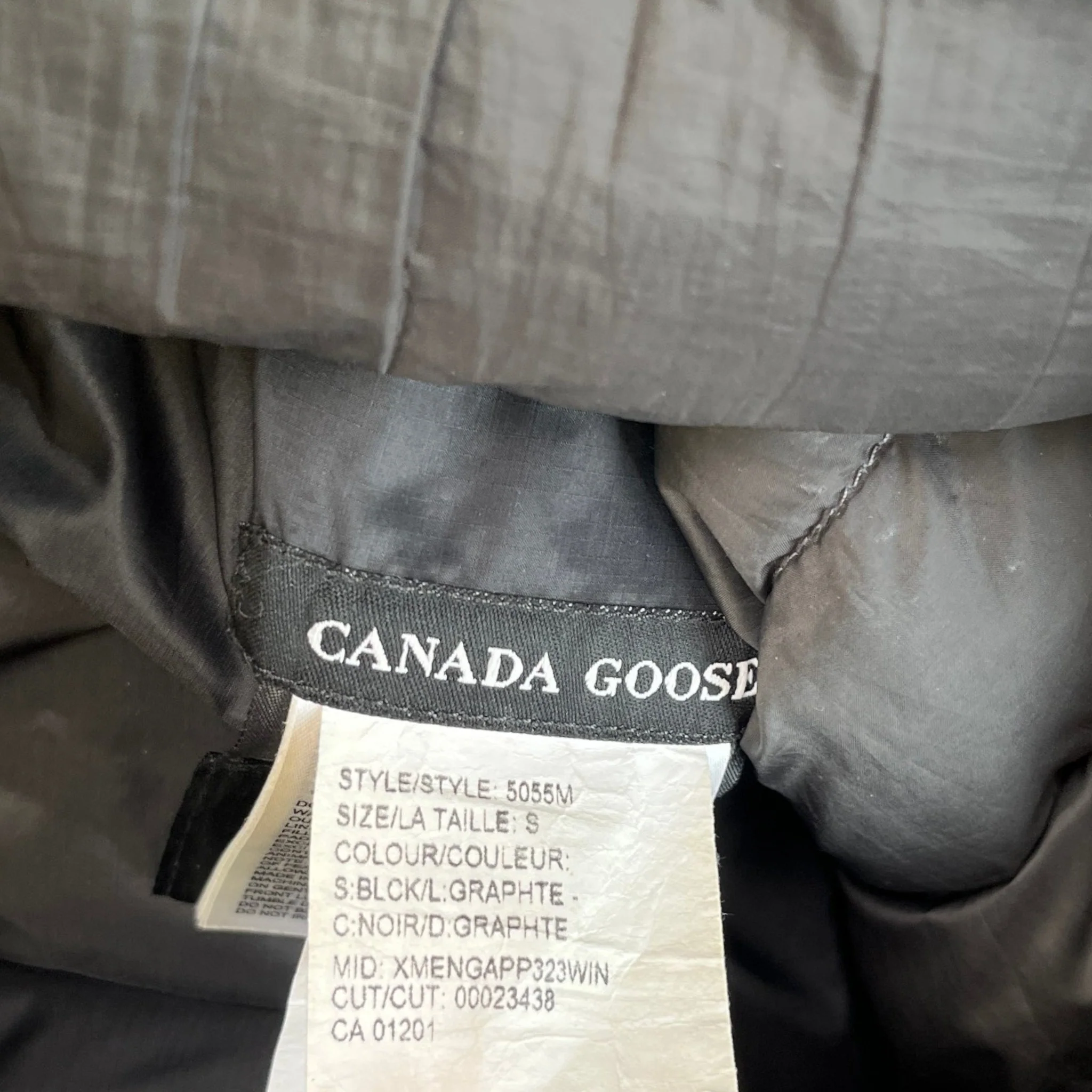 Men's Lodge Down Hoody Down Jacket Black Size S - Image 6