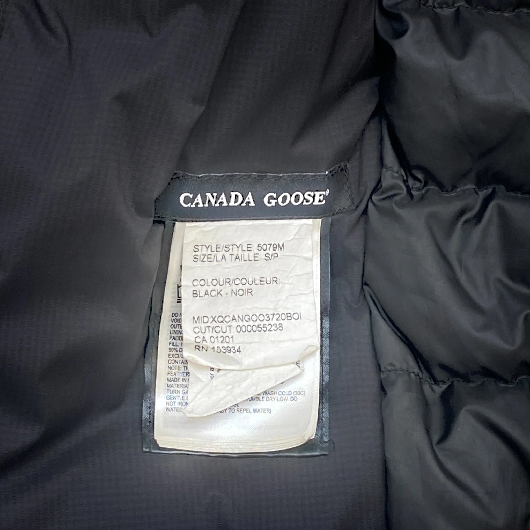 Men's Lodge Down Jacket Black Size S - Image 6