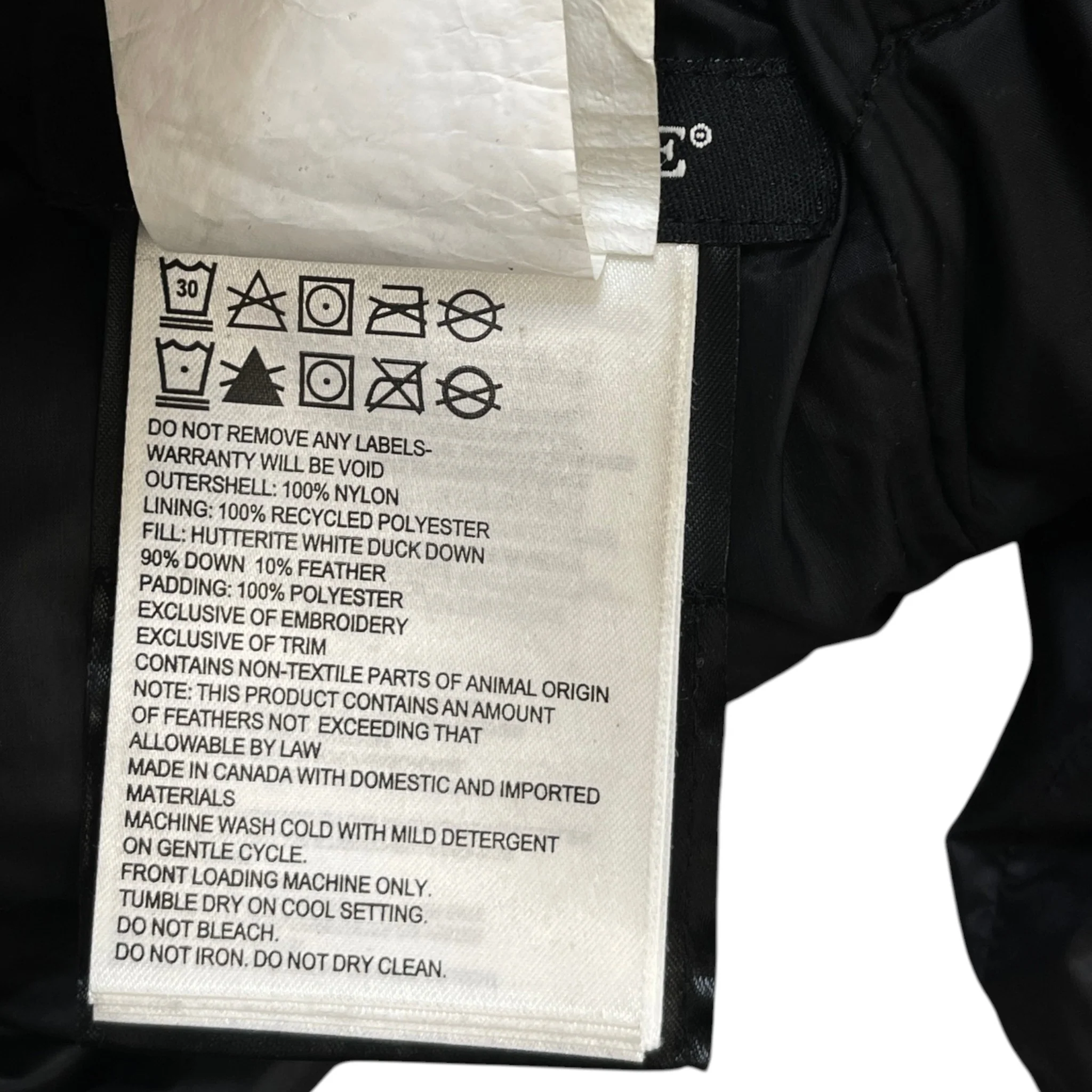 Men's Lodge Down Jacket Black Size XS - Image 9
