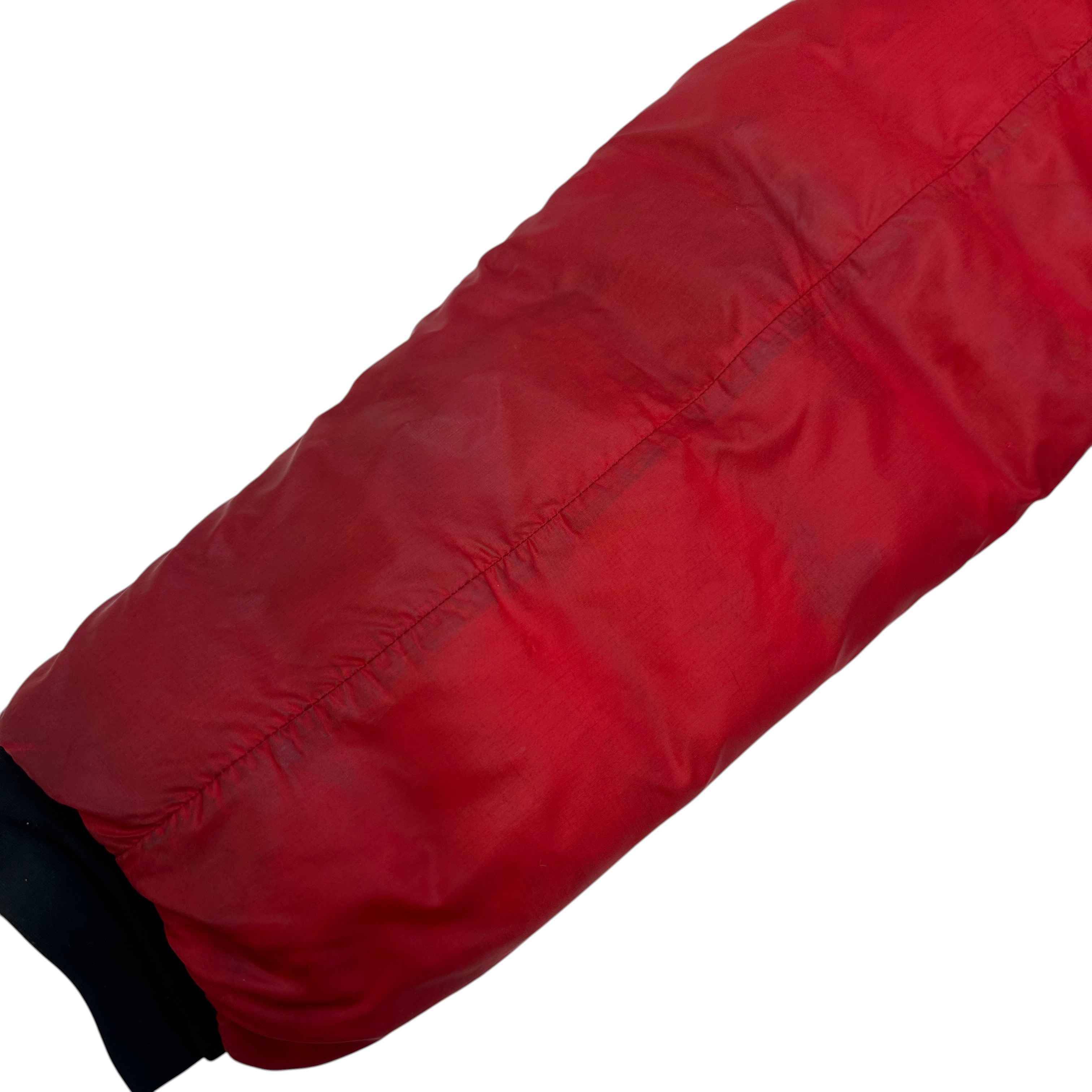 Men's Lodge Down Jacket Red Size L - Image 10