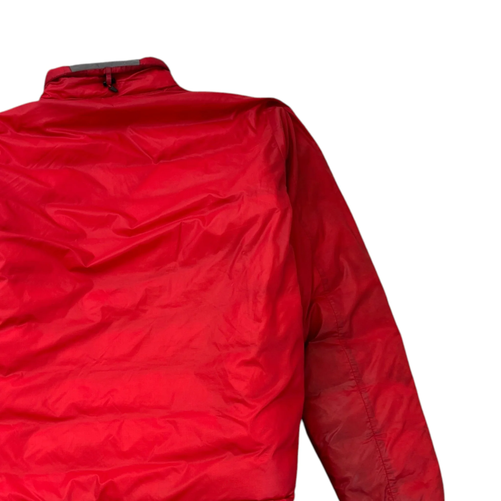 Men's Lodge Down Jacket Red Size L - Image 4