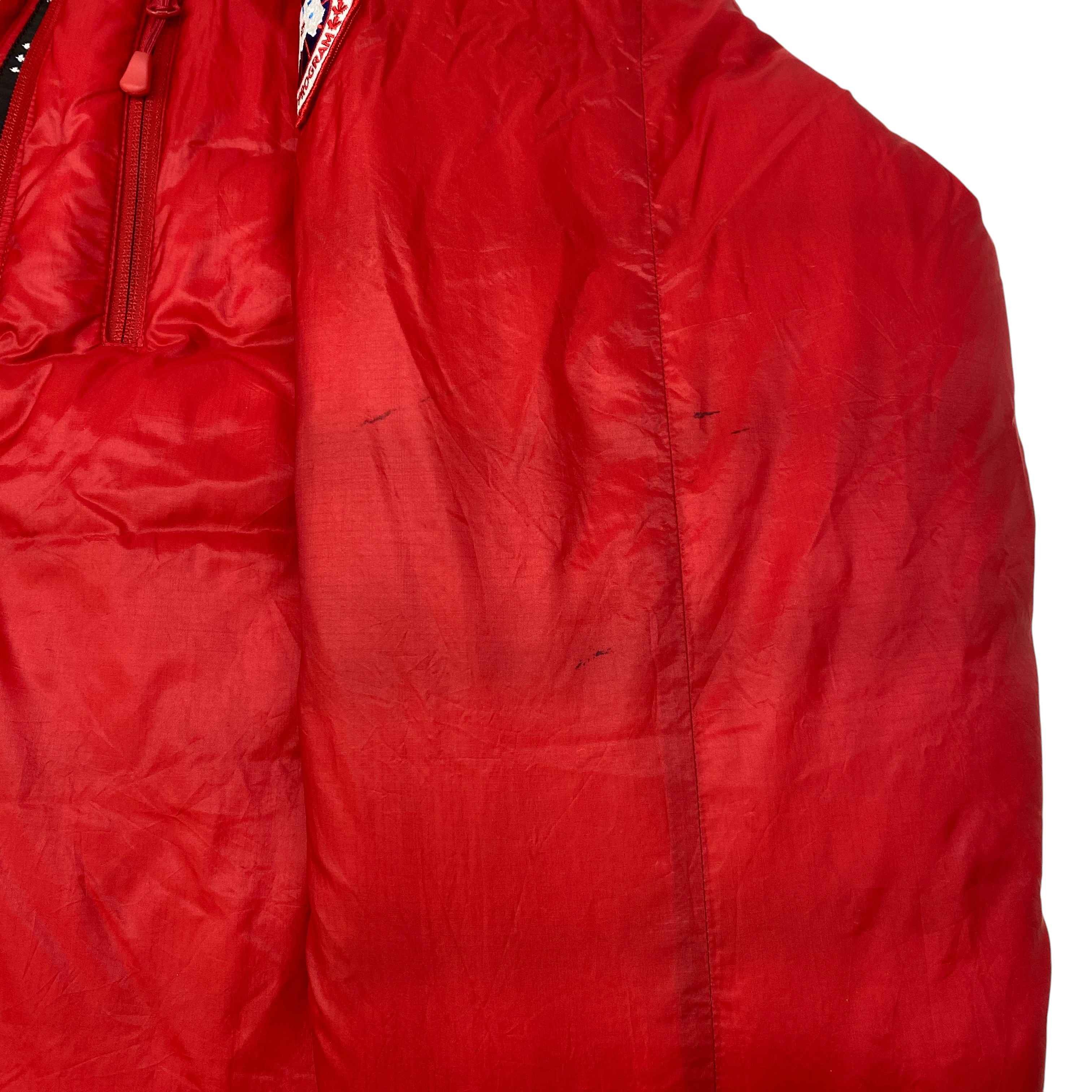 Men's Lodge Down Jacket Red Size XL - Image 9