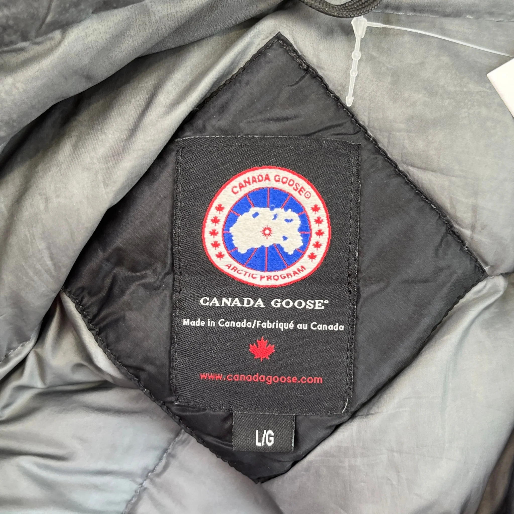 Men's Lodge Hoody Down Jacket Black Size L - Image 7