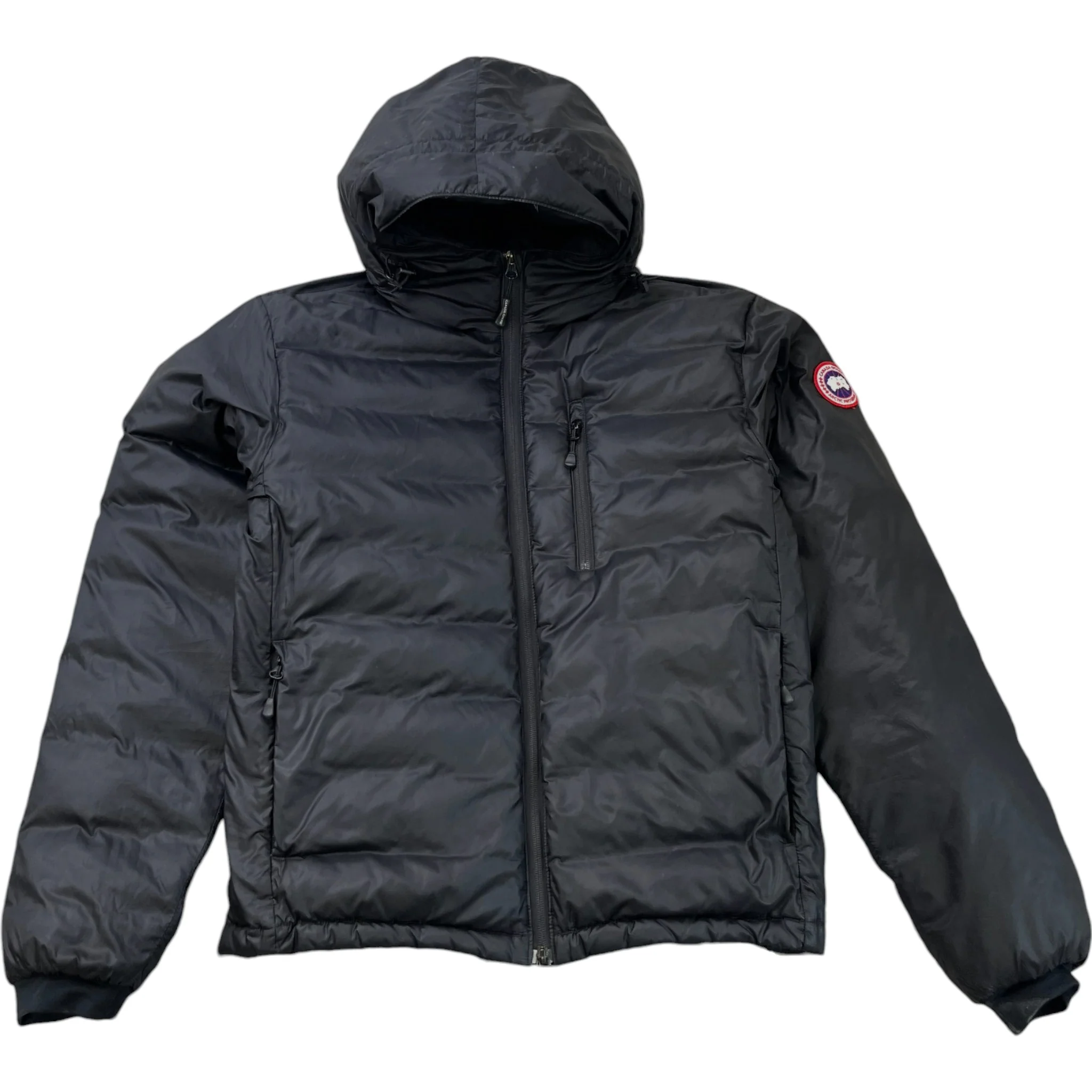 Men's Lodge Hoody Down Jacket Black Size S