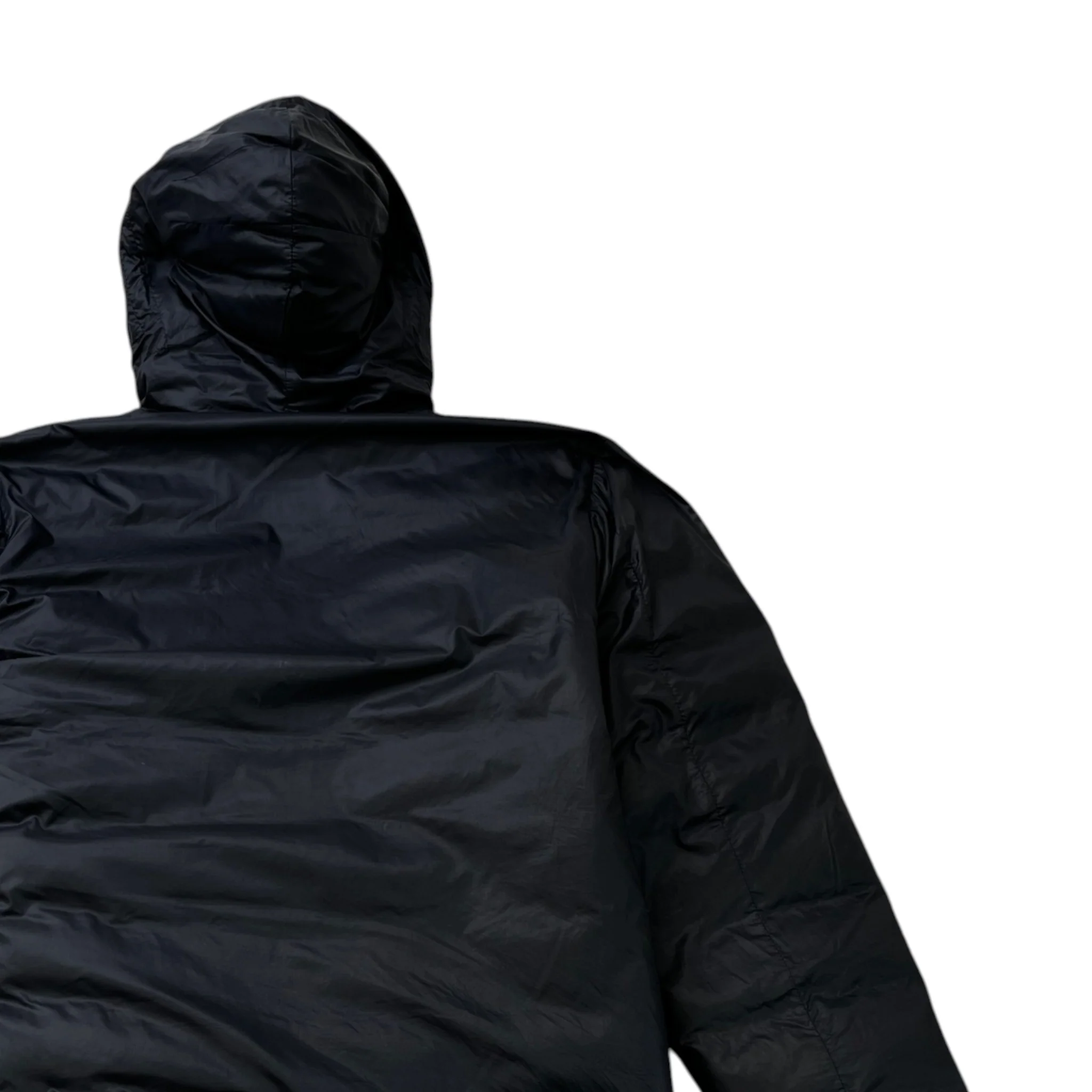 Men's Lodge Hoody Down Jacket Black Size S - Image 4