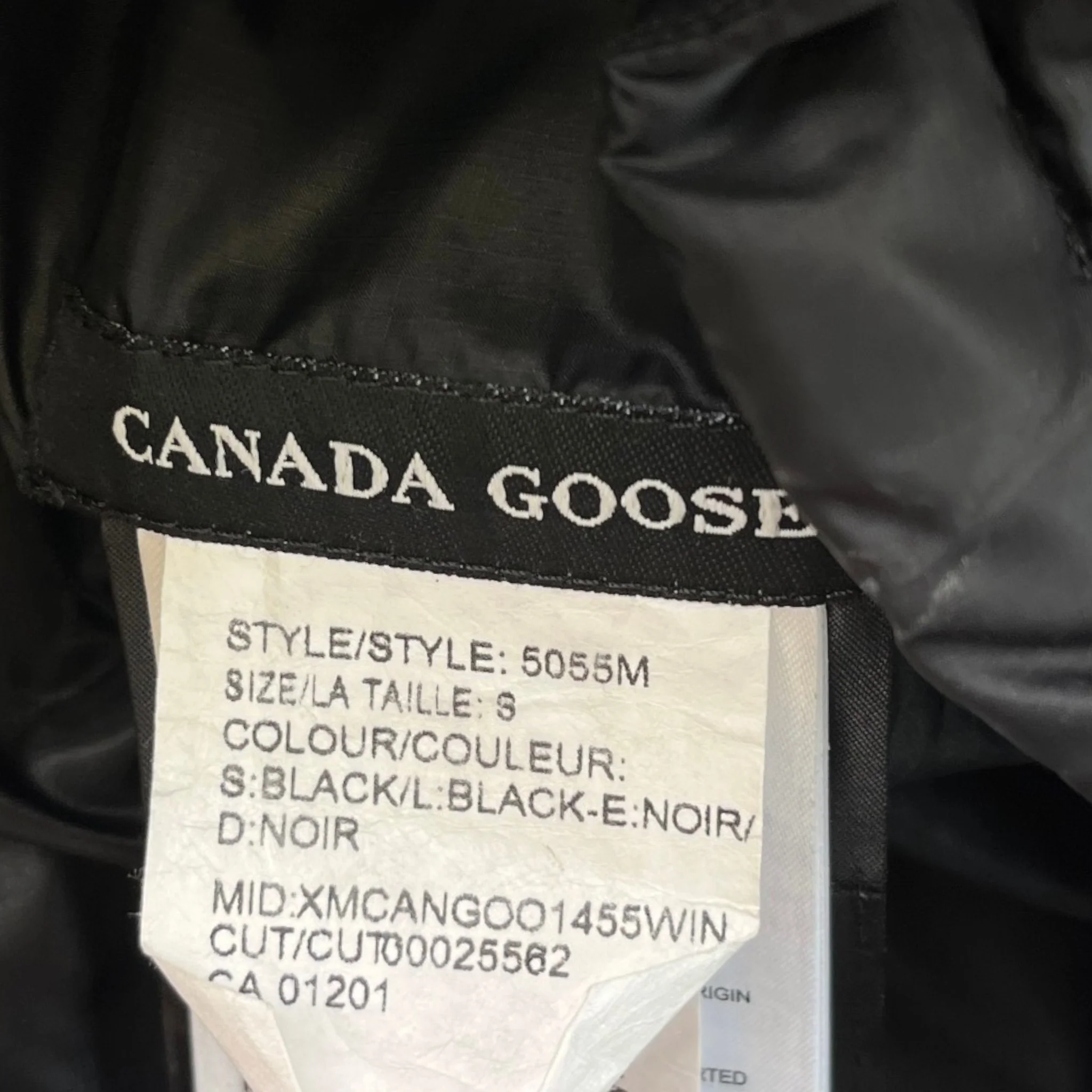 Men's Lodge Hoody Down Jacket Black Size S - Image 6