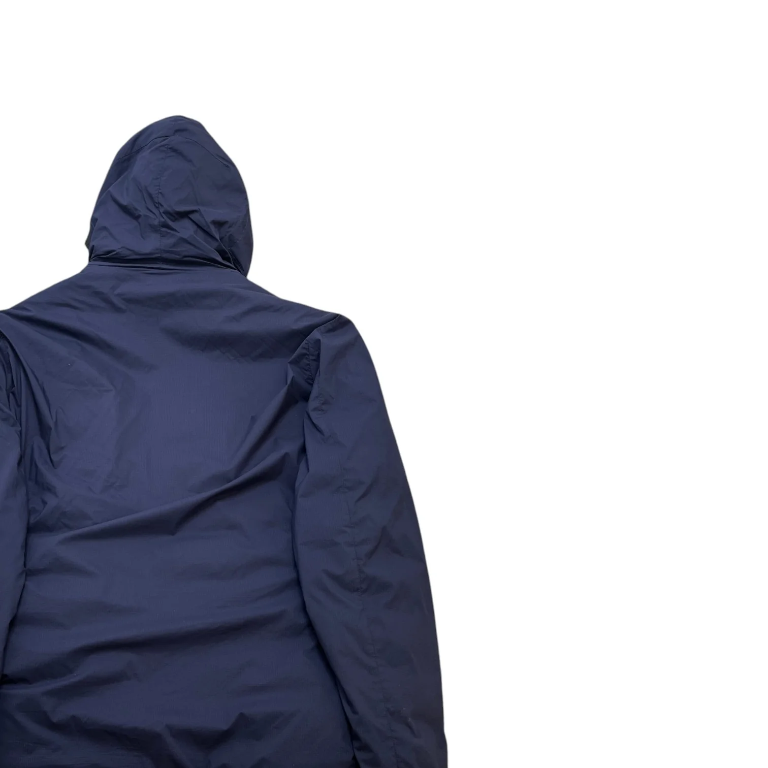 Men's Lodge Hoody Down Jacket Navy Size XXL - Image 4