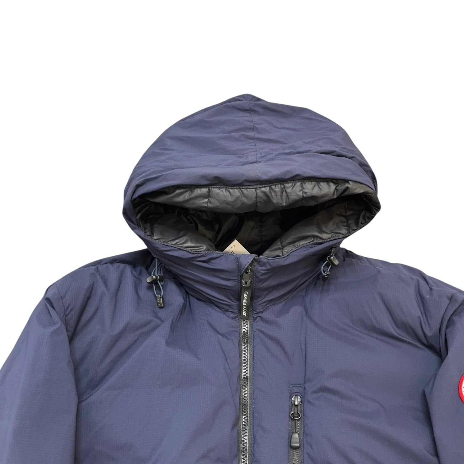 Men's Lodge Hoody Down Jacket Navy Size XXL - Image 5