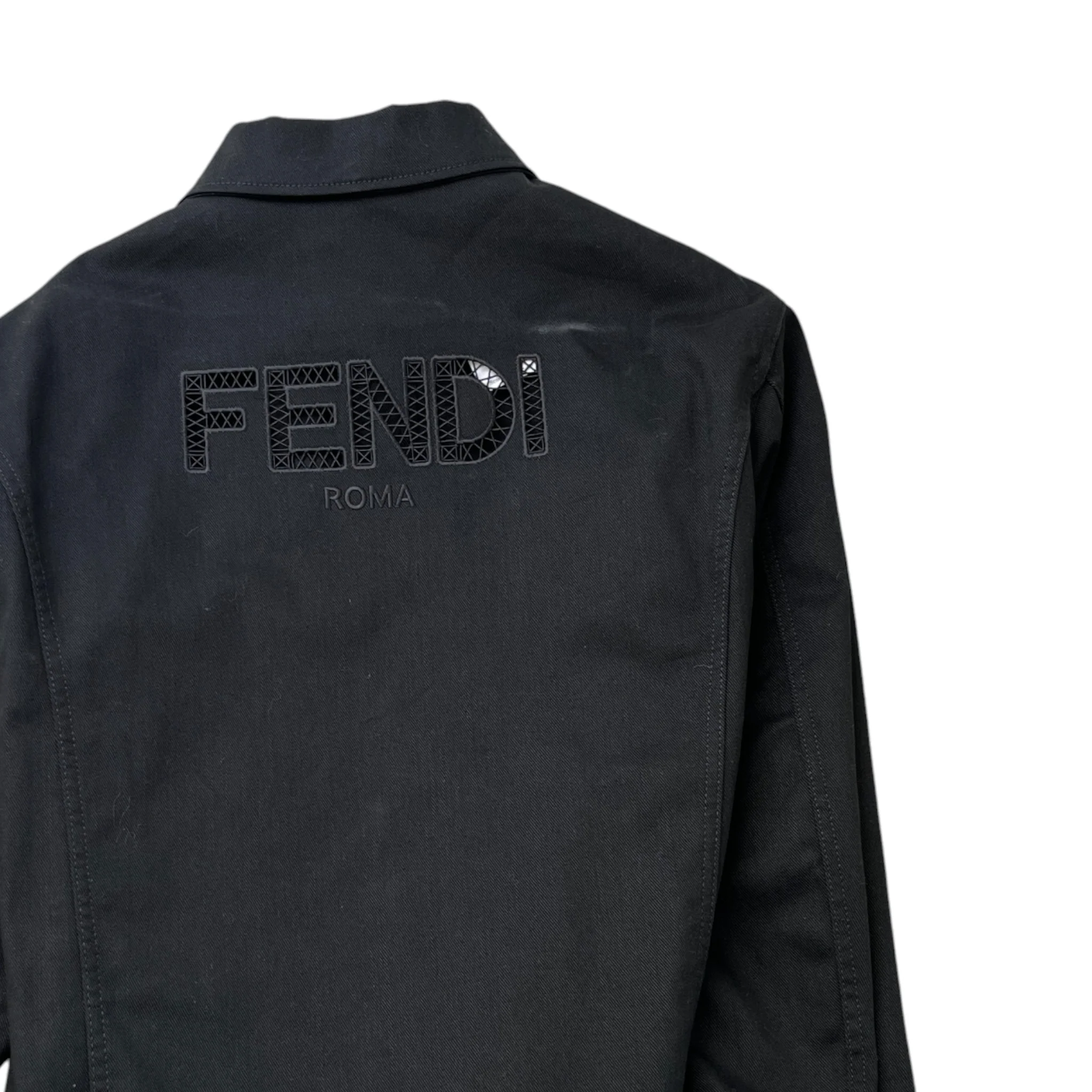 Men's Logo Back Jacket Black Size IT 48 / M - Image 4