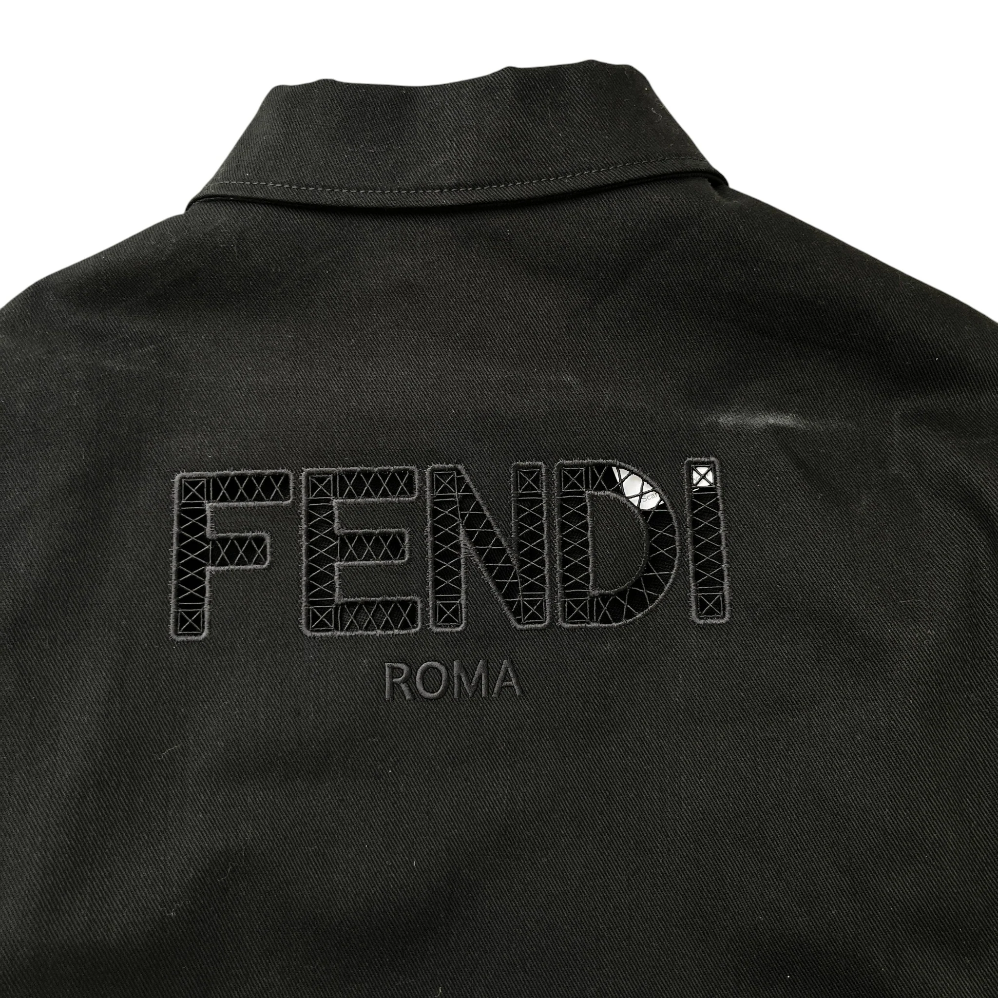 Men's Logo Back Jacket Black Size IT 48 / M - Image 6