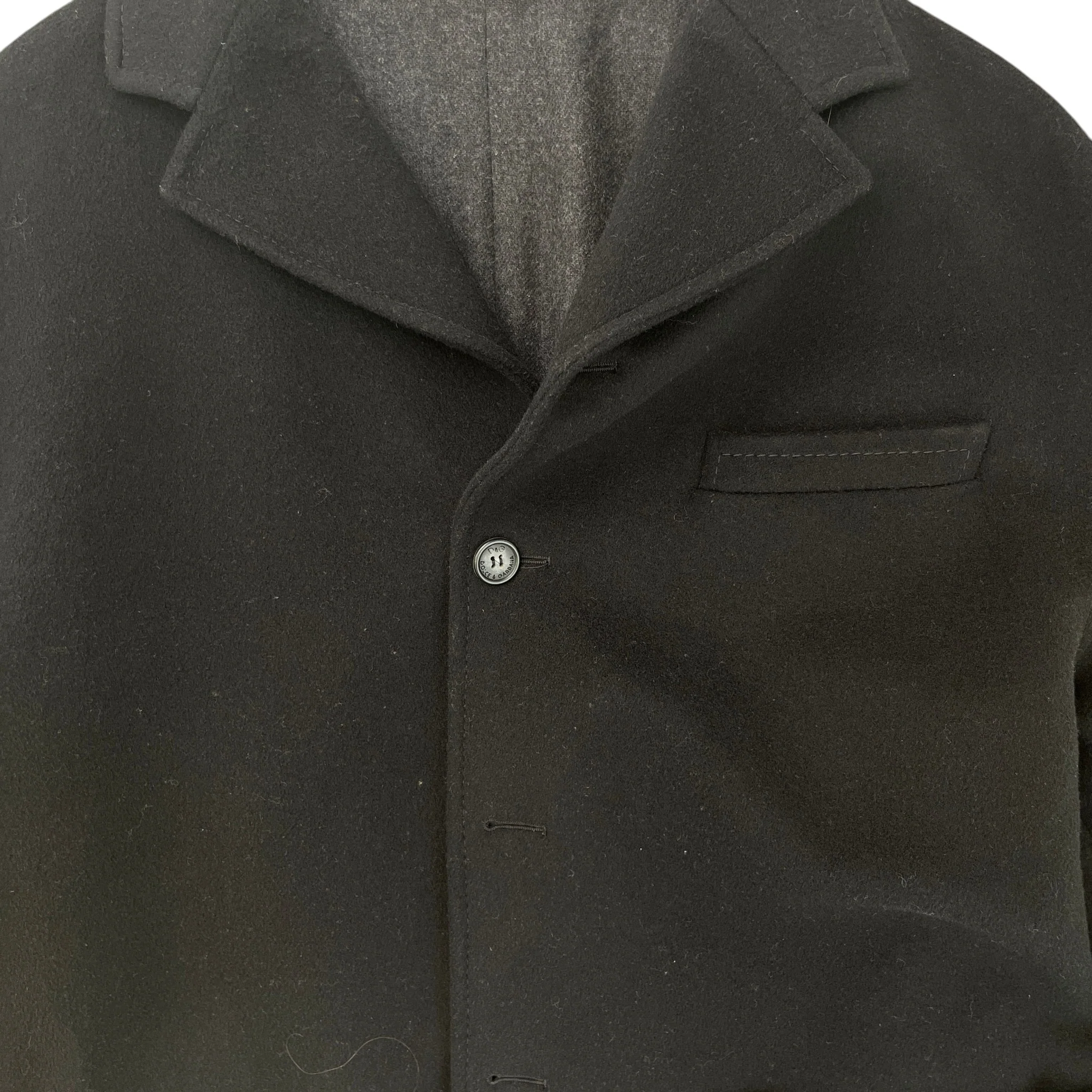 Men's Logo Button Trench Jacket Grey Size IT 52 / XL - Image 5