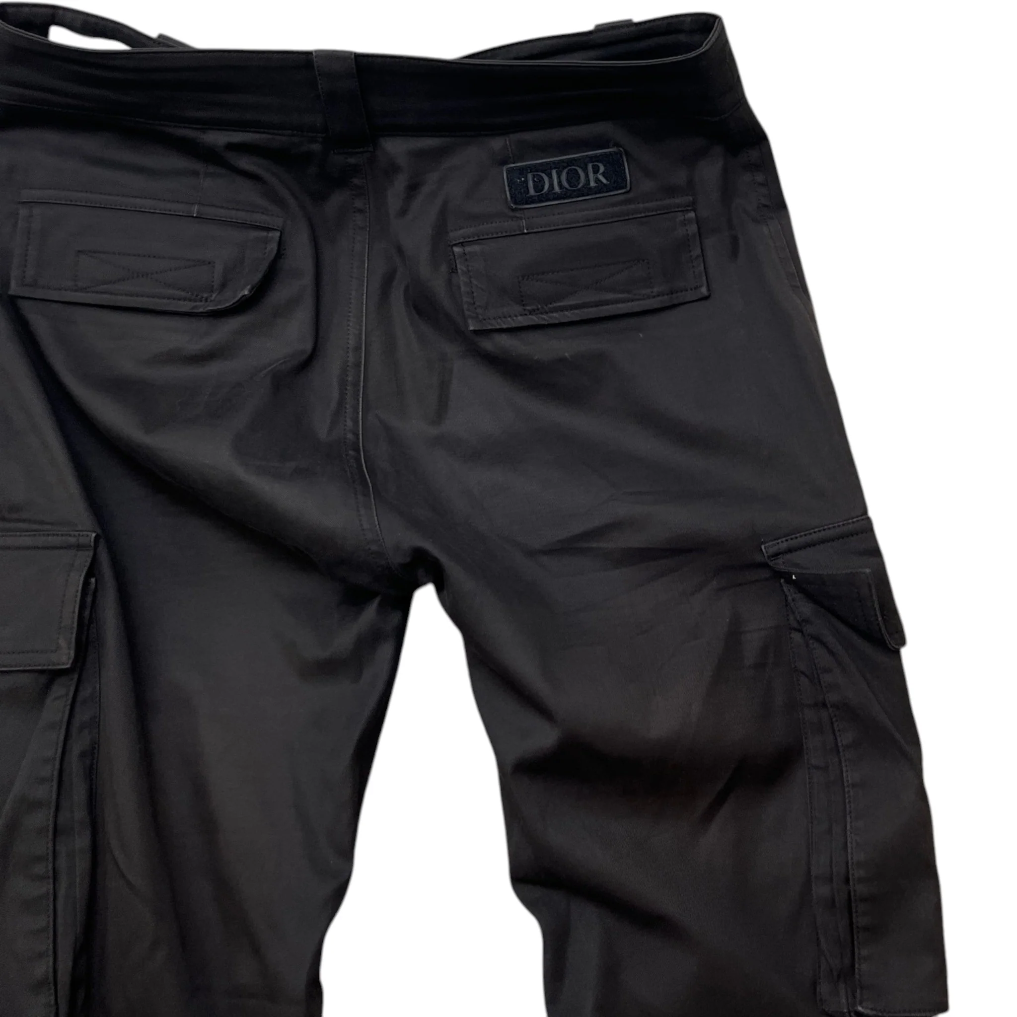 Men's Logo Cargos Black Size XS - Image 6