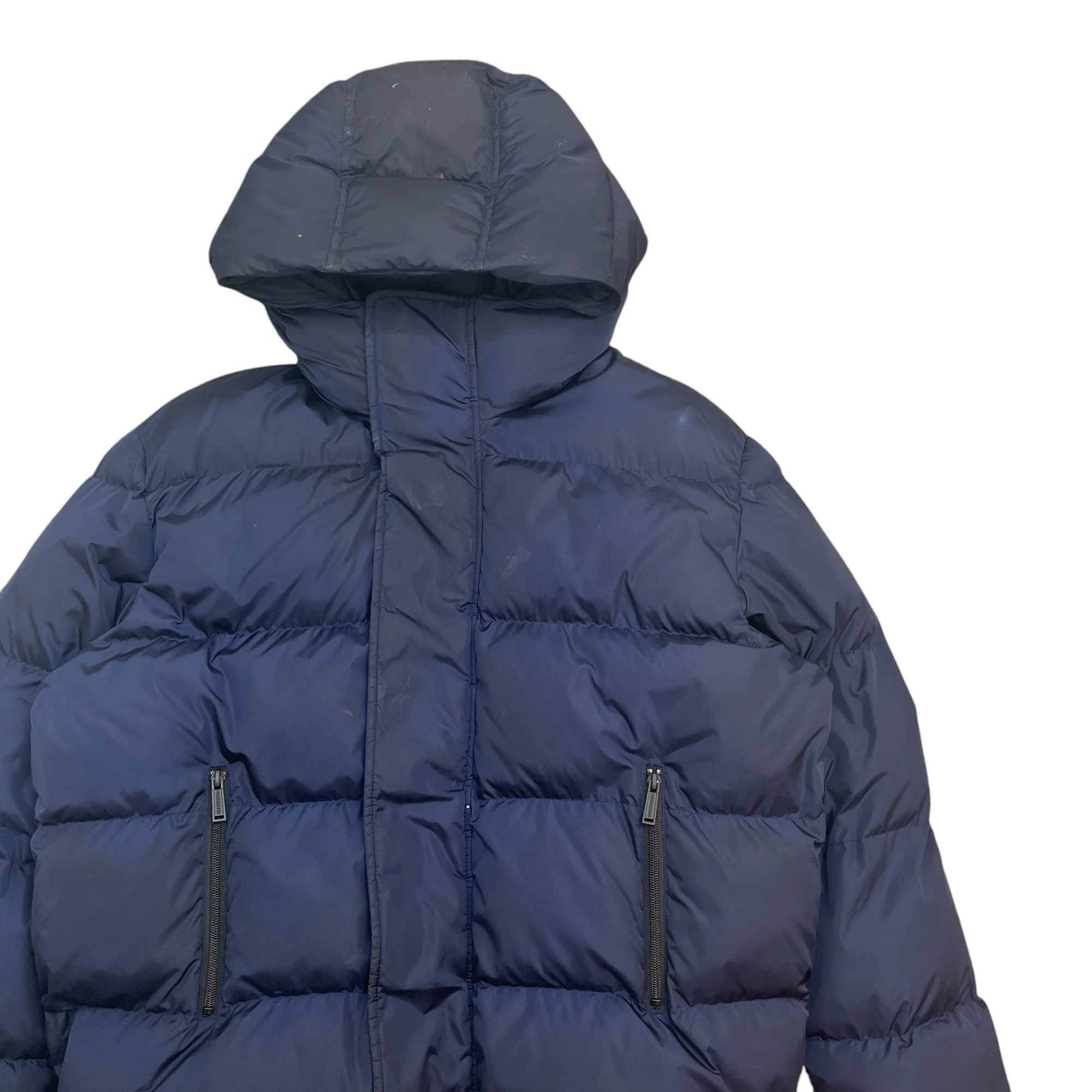 Men's Logo Down Jacket Navy Size Age 16 - Image 3