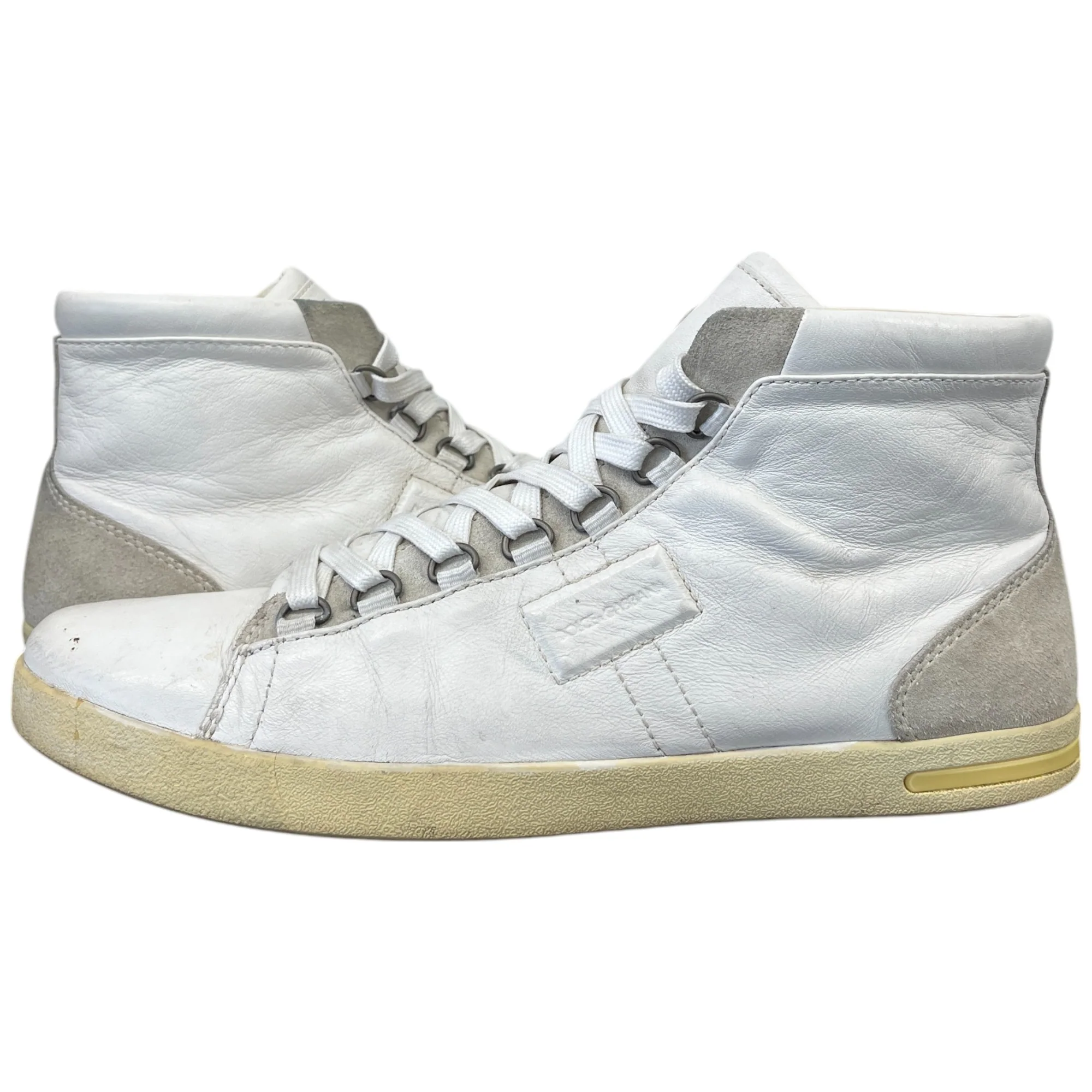 Men's Logo High Trainers White Size EU 41.5 / UK 7.5 - Image 3
