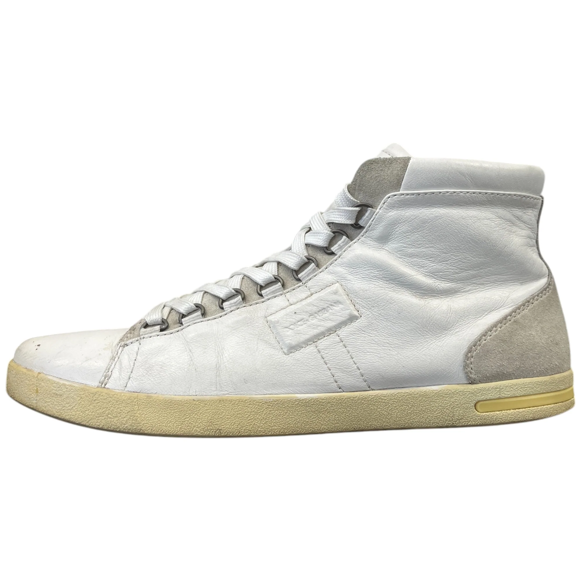 Men's Logo High Trainers White Size EU 41.5 / UK 7.5 - Image 5