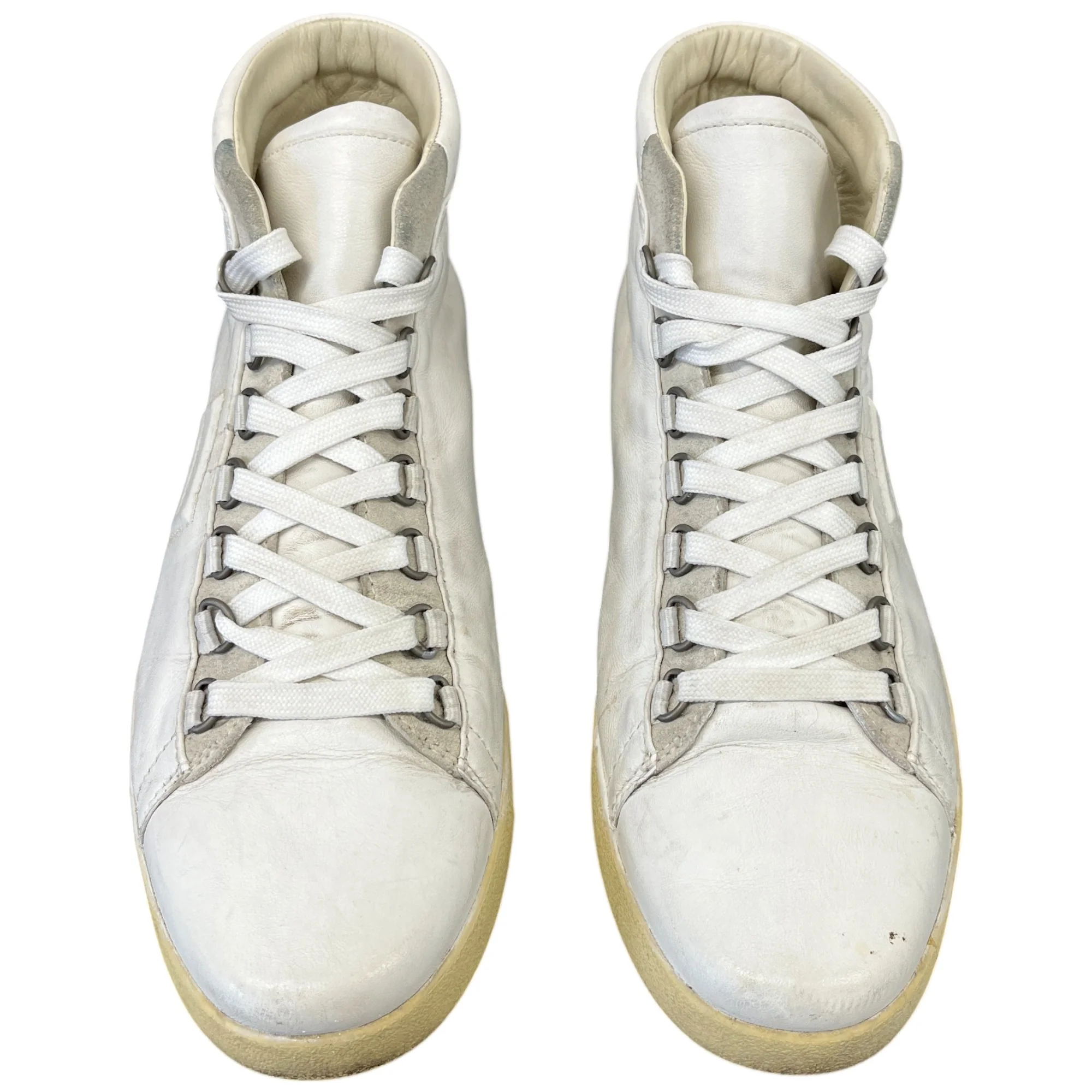 Men's Logo High Trainers White Size EU 41.5 / UK 7.5 - Image 6
