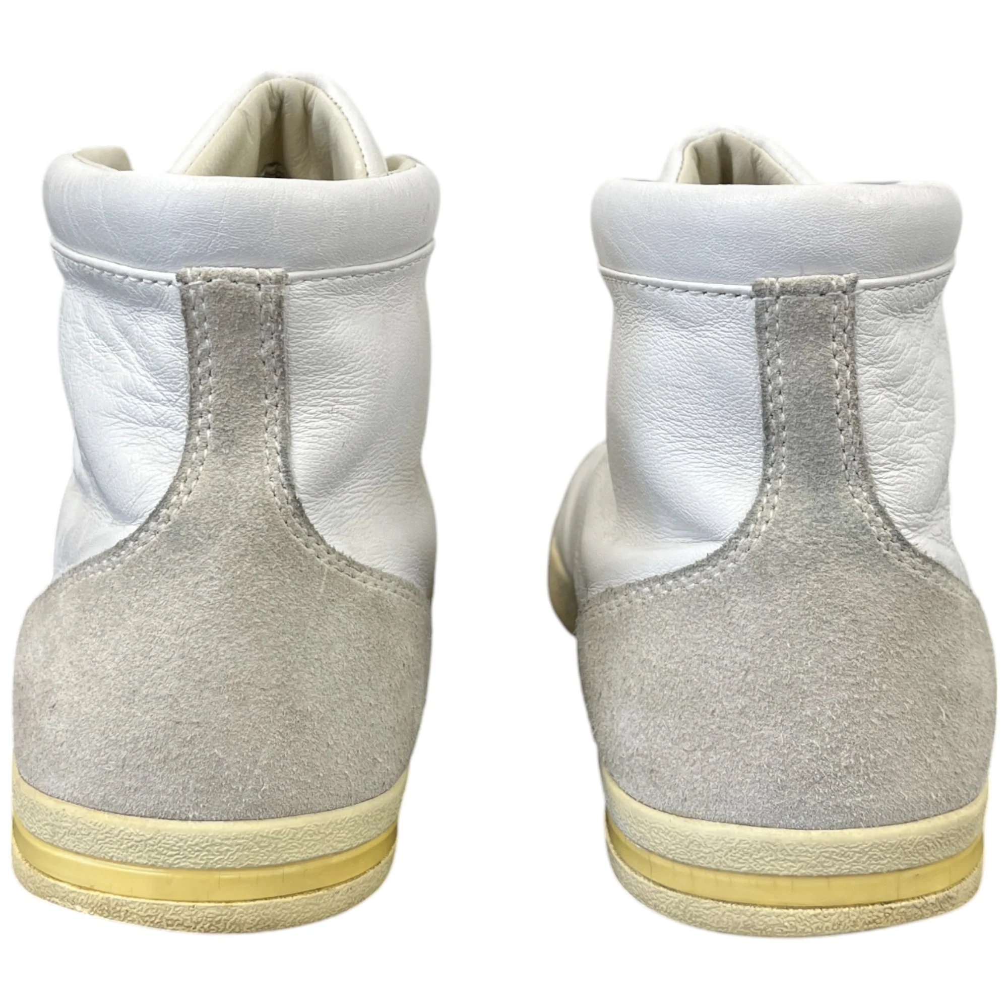 Men's Logo High Trainers White Size EU 41.5 / UK 7.5 - Image 7