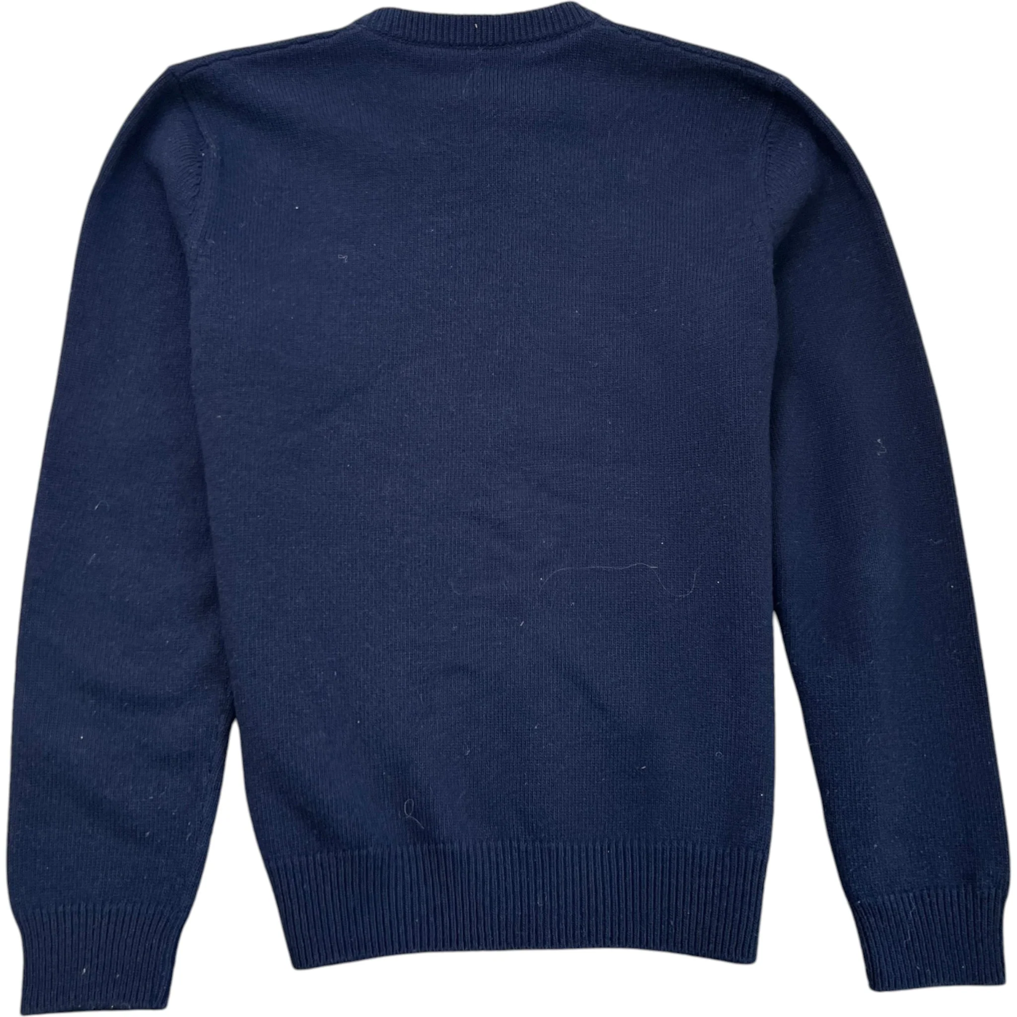 Men's Logo Knit Jumper Navy Size M - Image 2