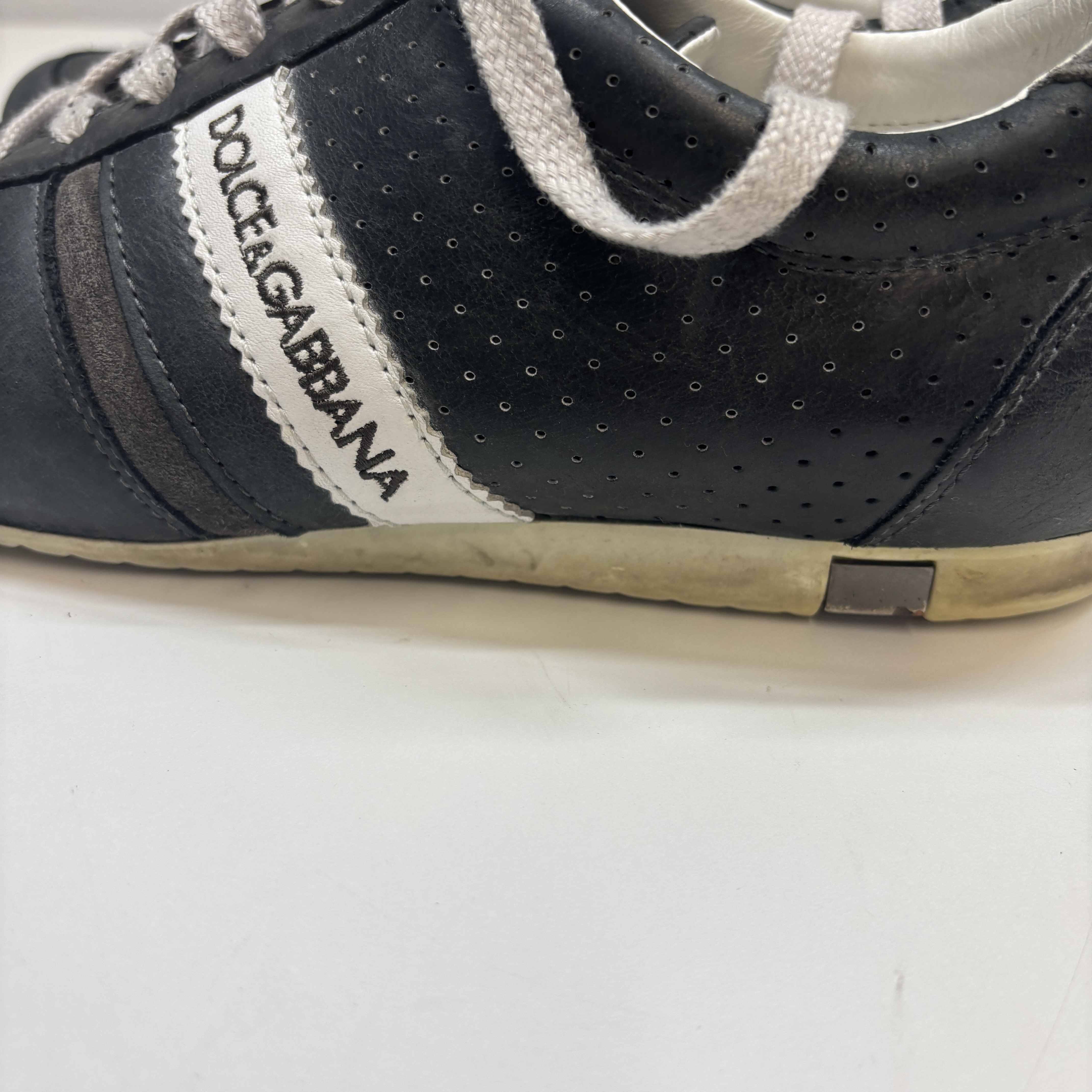 Men's Logo Low Trainers Black Size EU 41 / UK 7 - Image 13