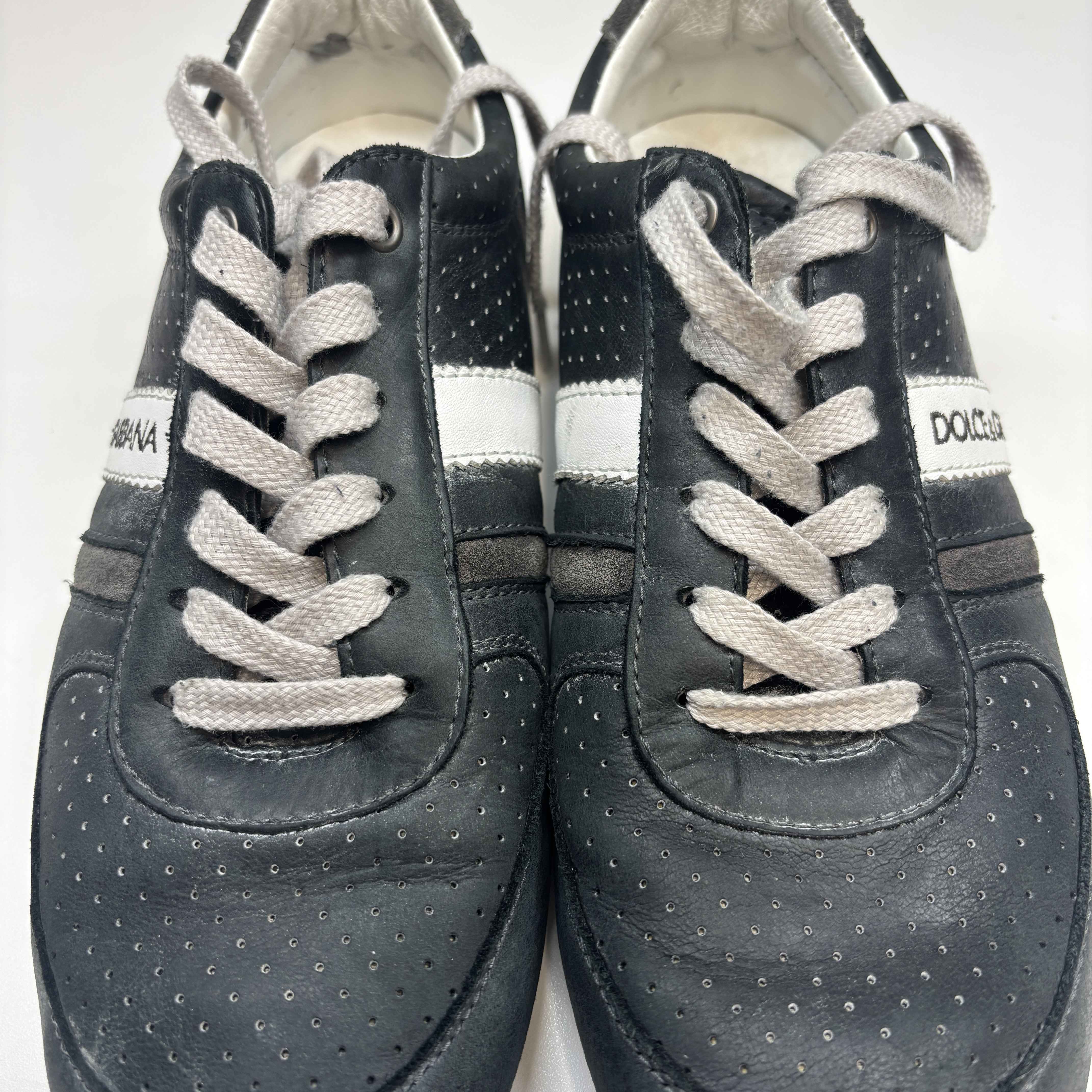 Men's Logo Low Trainers Black Size EU 41 / UK 7 - Image 15