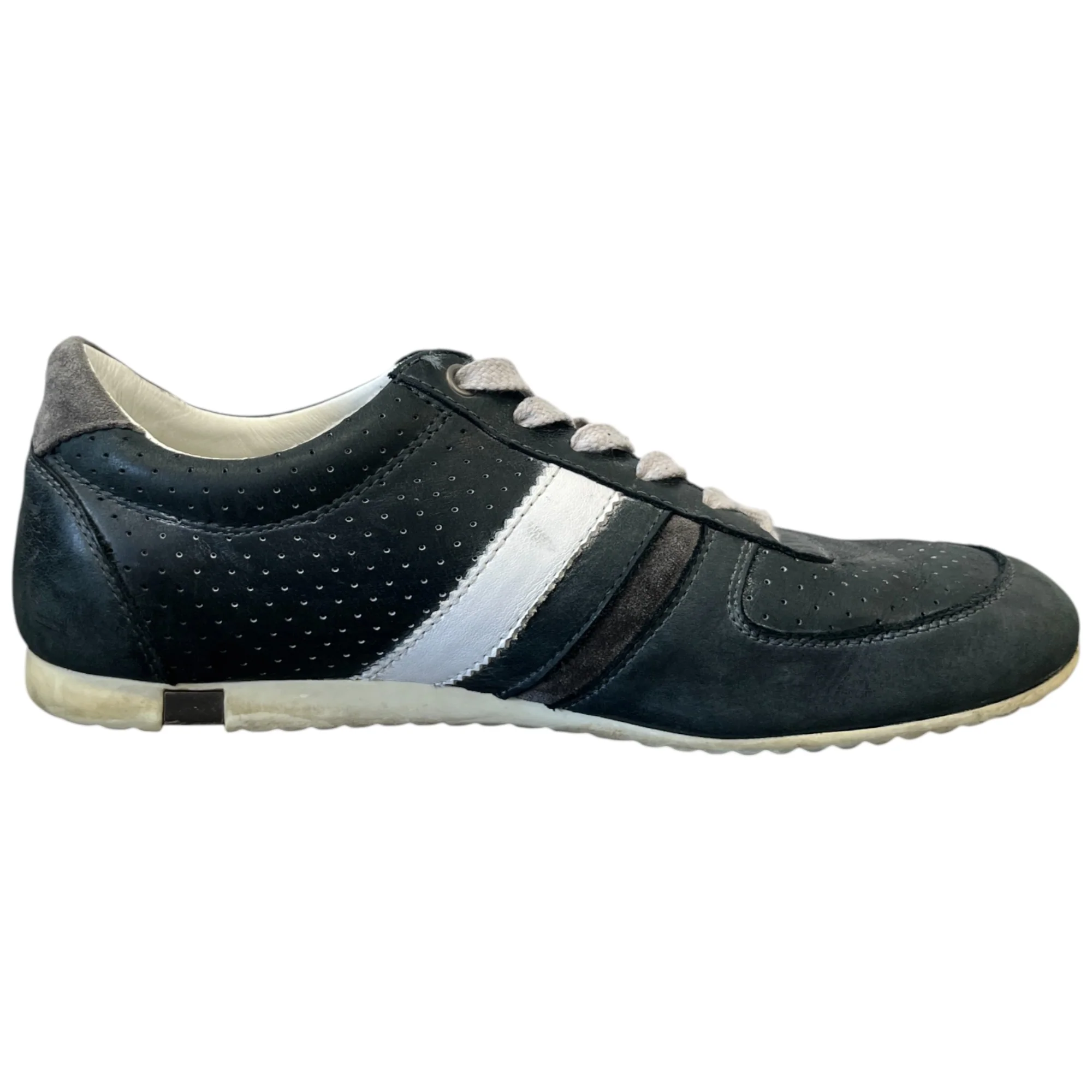 Men's Logo Low Trainers Black Size EU 41 / UK 7 - Image 4
