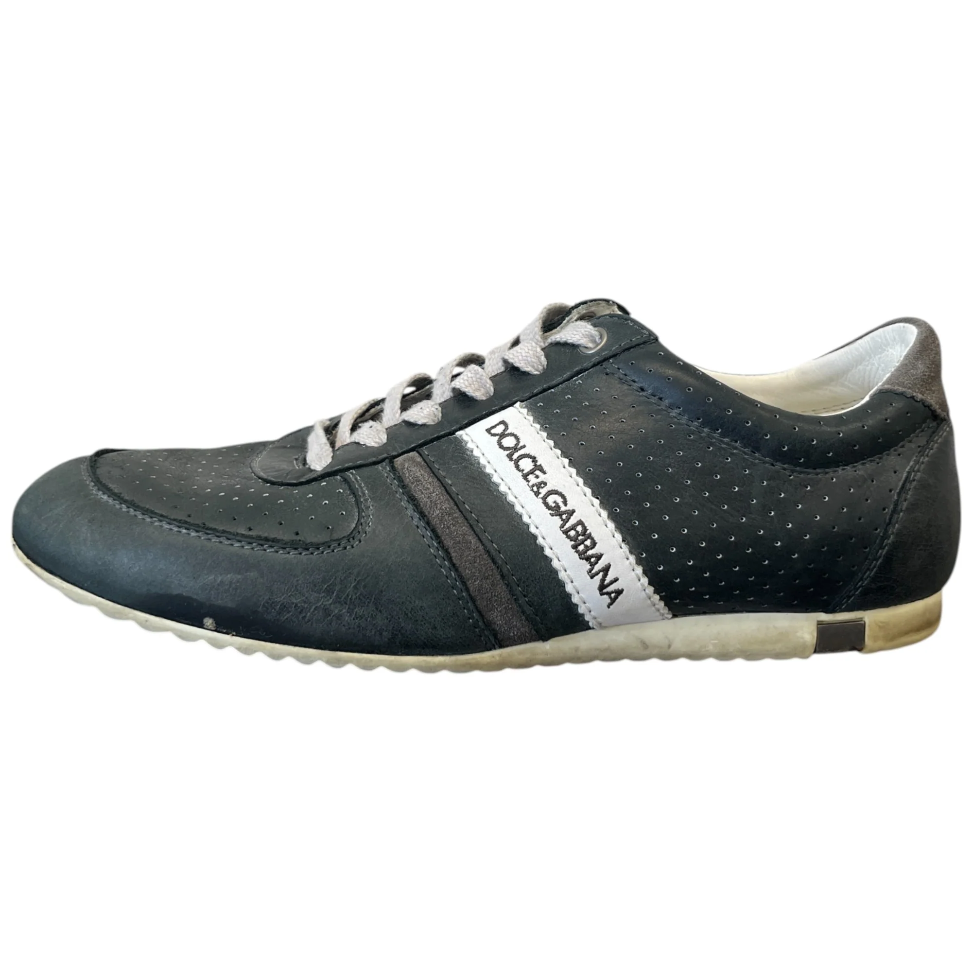 Men's Logo Low Trainers Black Size EU 41 / UK 7 - Image 5