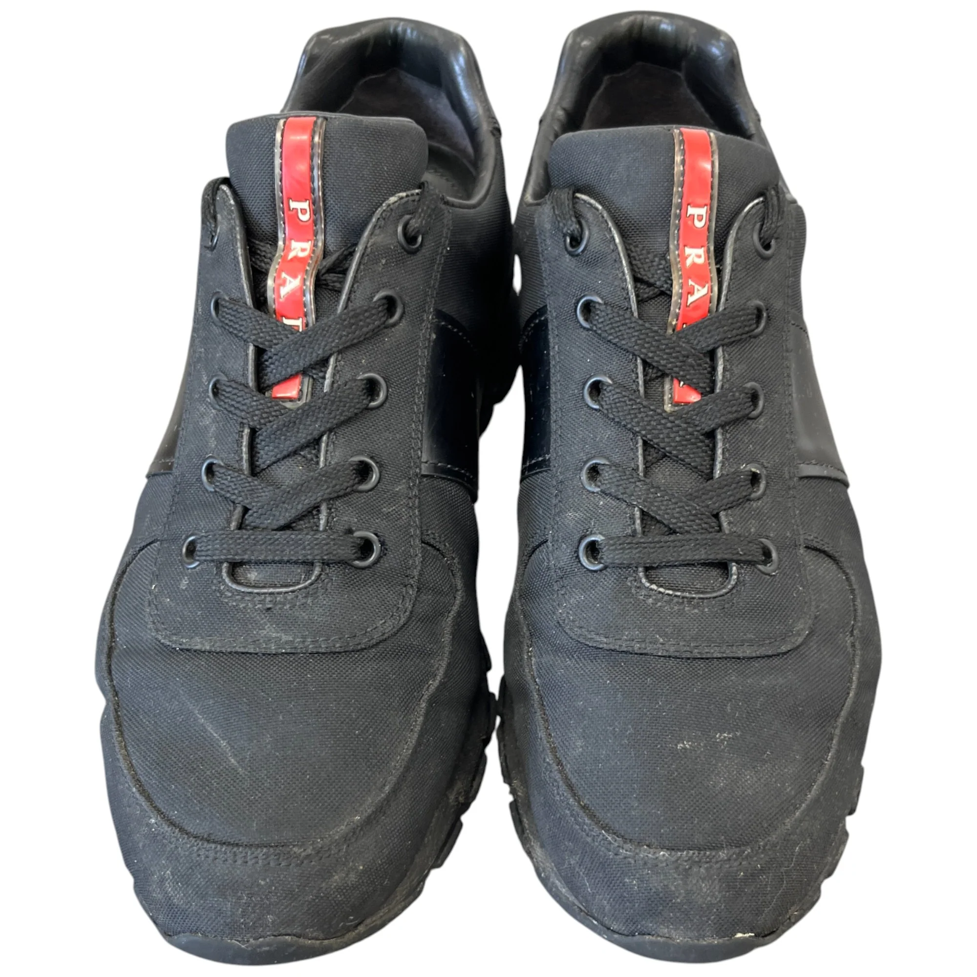 Men's Logo Low Trainers Black Size EU 42 / UK 8 - Image 6