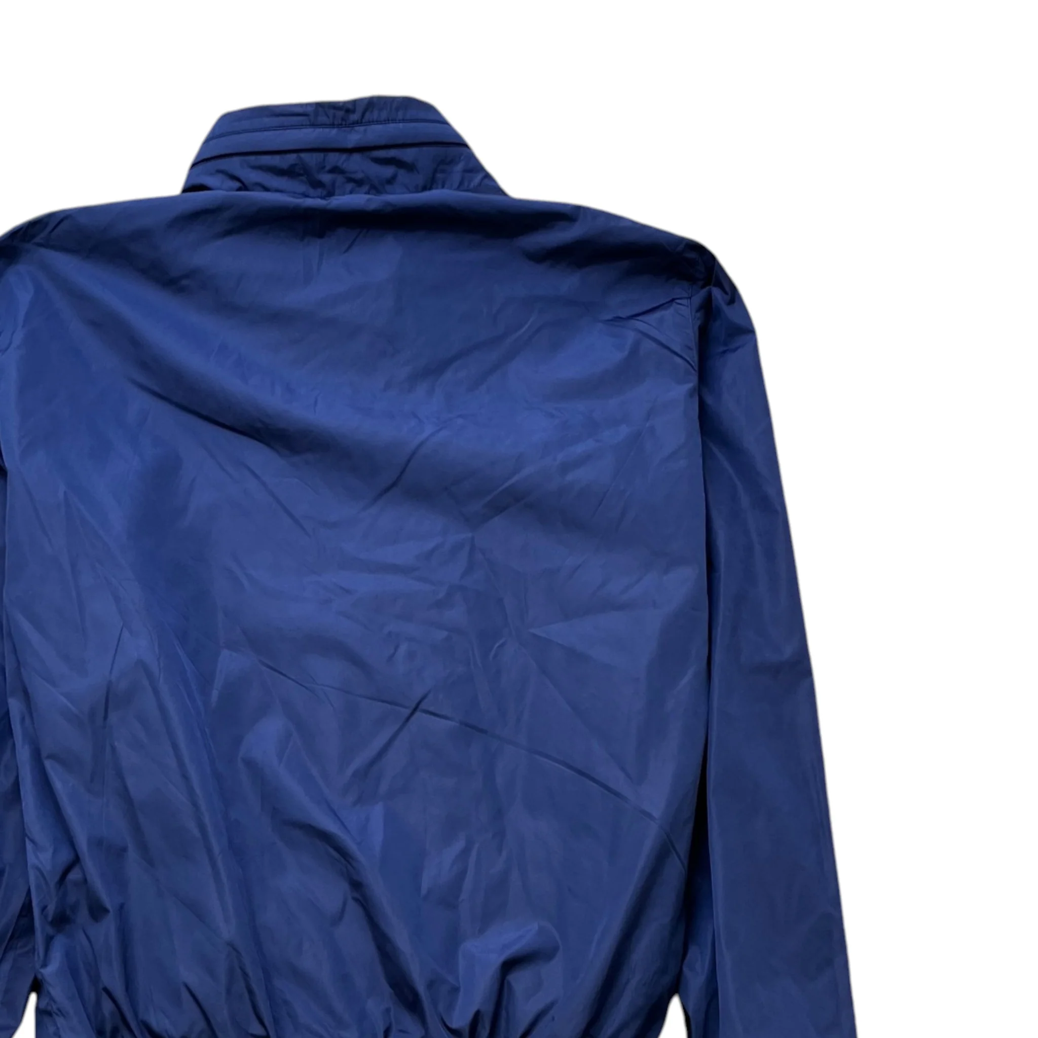 Men's Logo Patch Bomber Windbreaker Navy Size IT 50 / L - Image 4