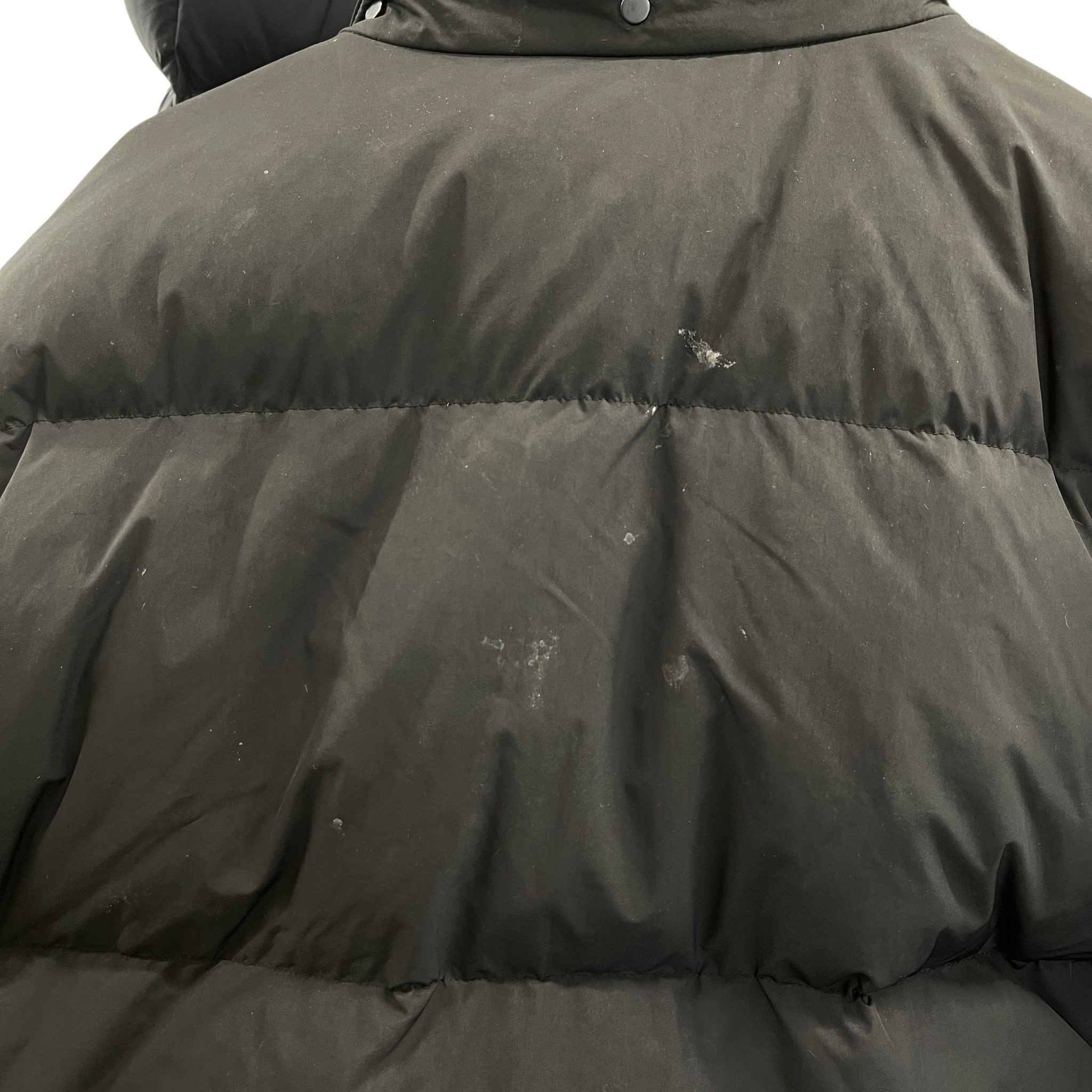 Men's Logo Patch Down Jacket Black Size XL - Image 11