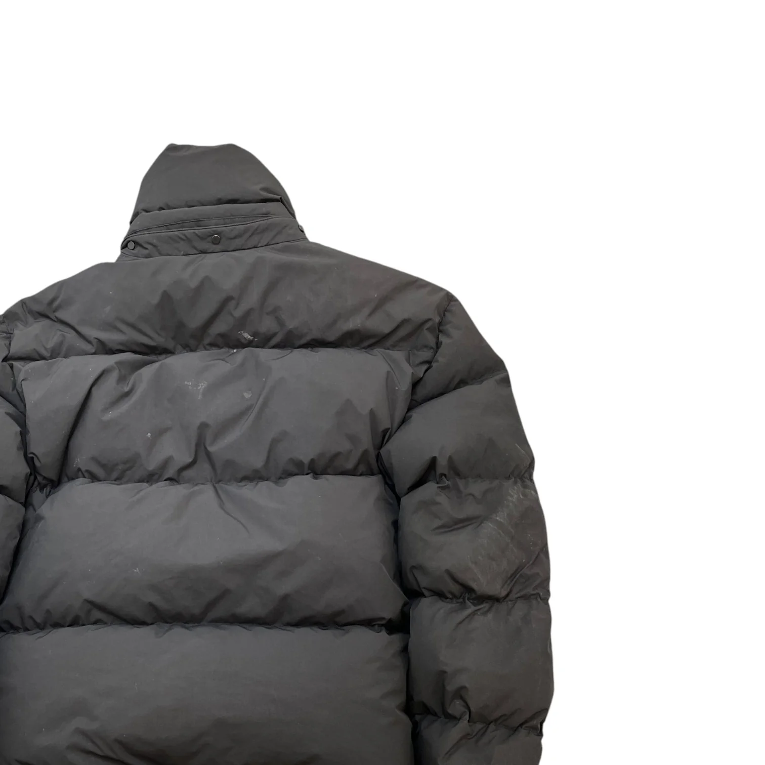 Men's Logo Patch Down Jacket Black Size XL - Image 4