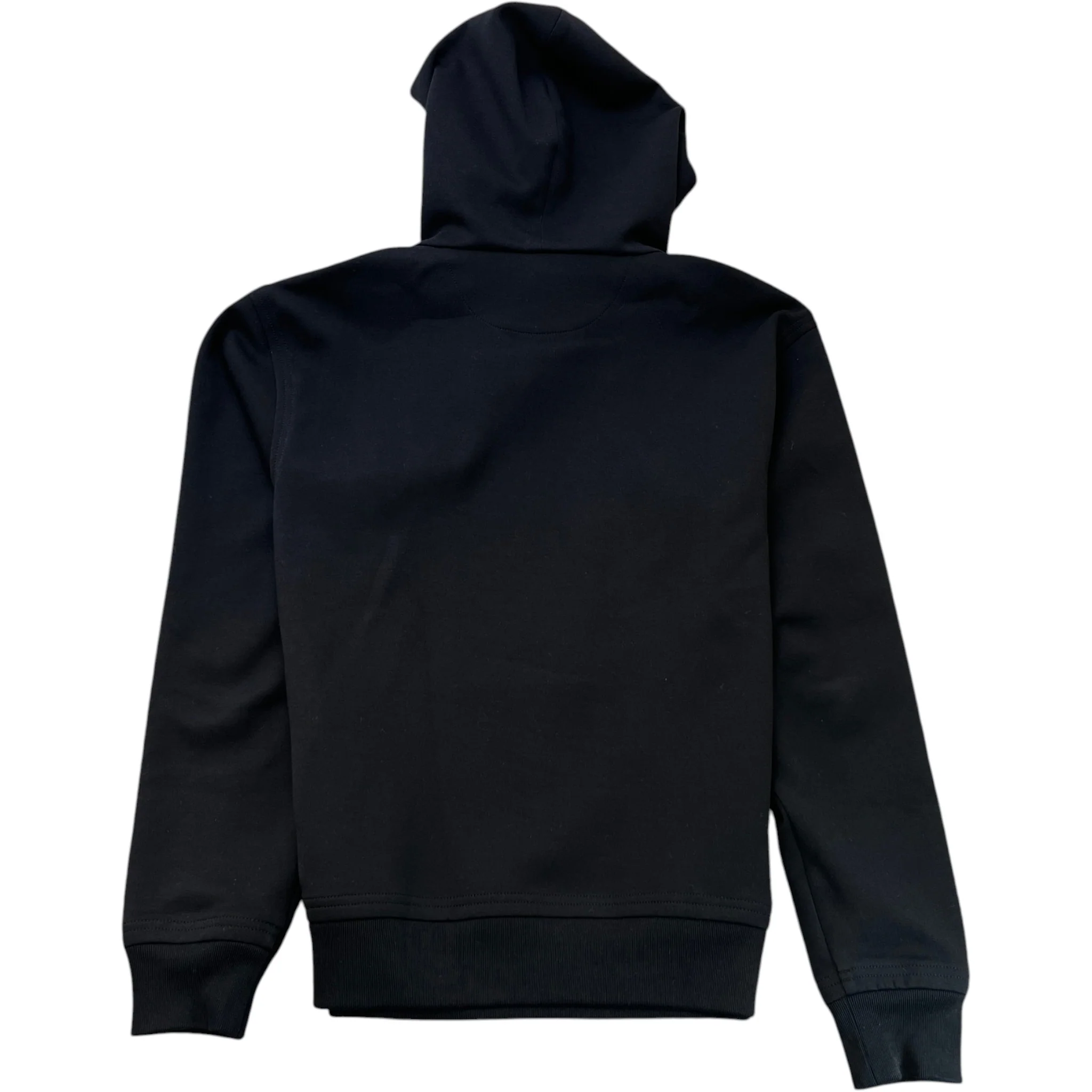 Men's Logo Patch Hoodie Black Size M - Image 2