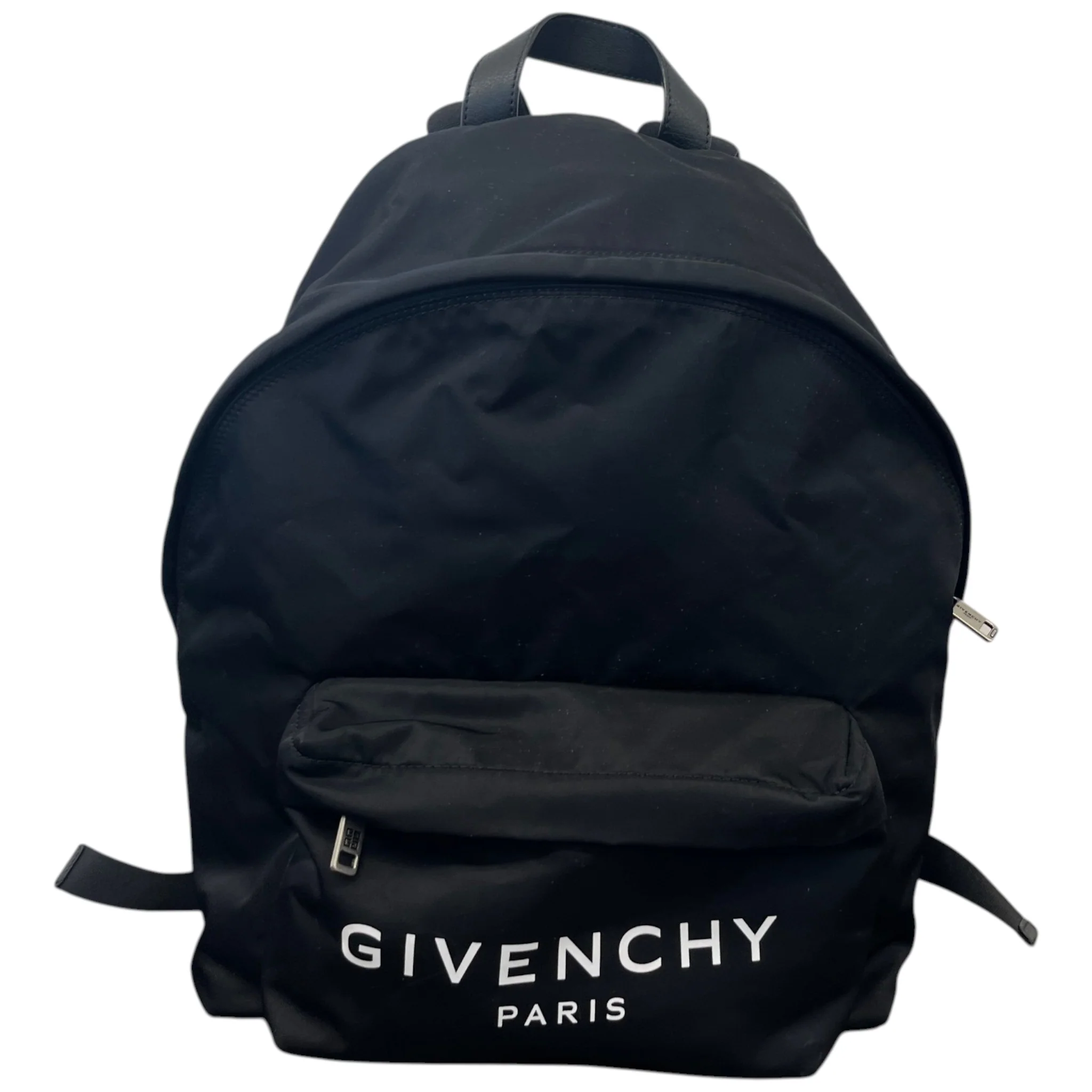 Men's Logo Print Backpack Black
