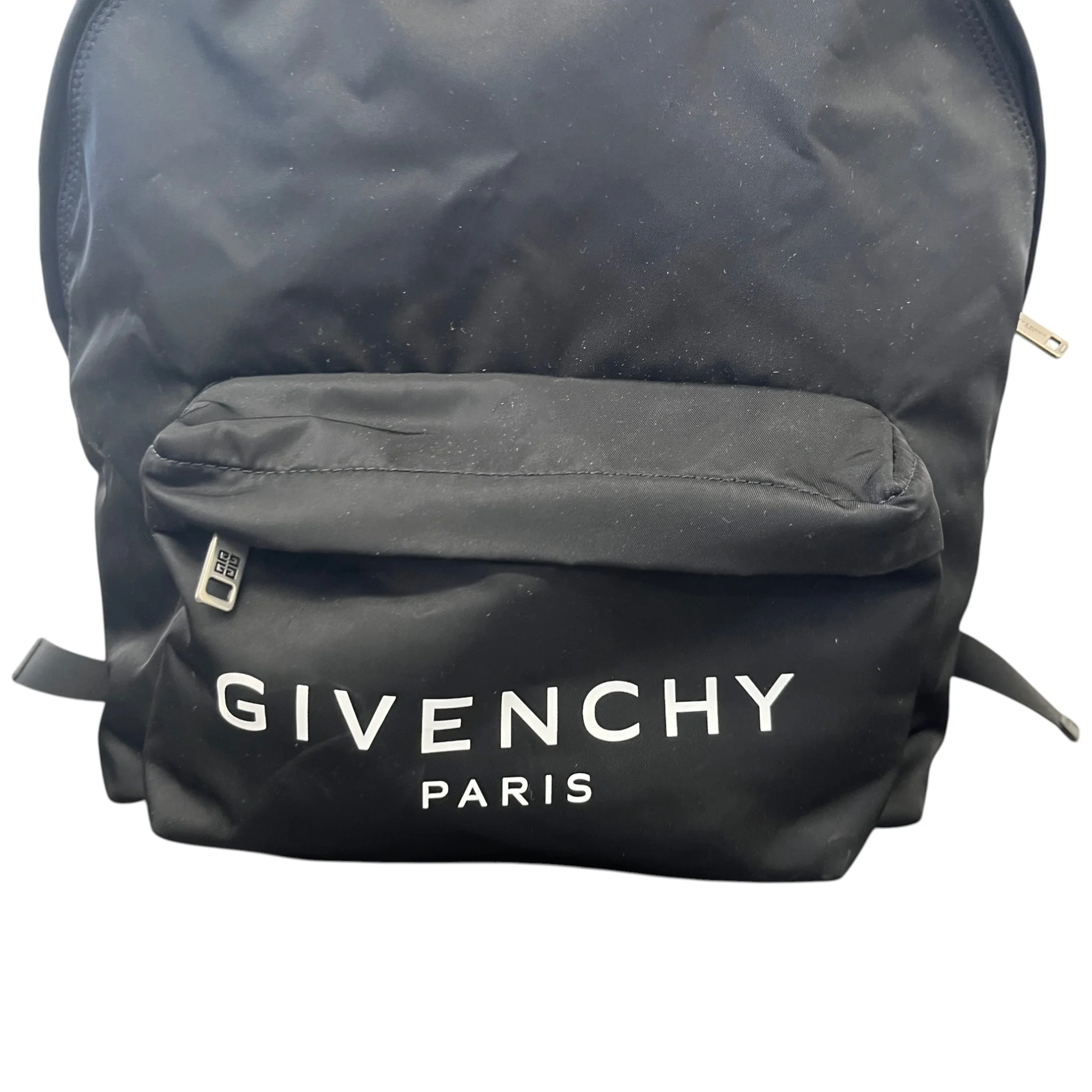 Men's Logo Print Backpack Black - Image 10