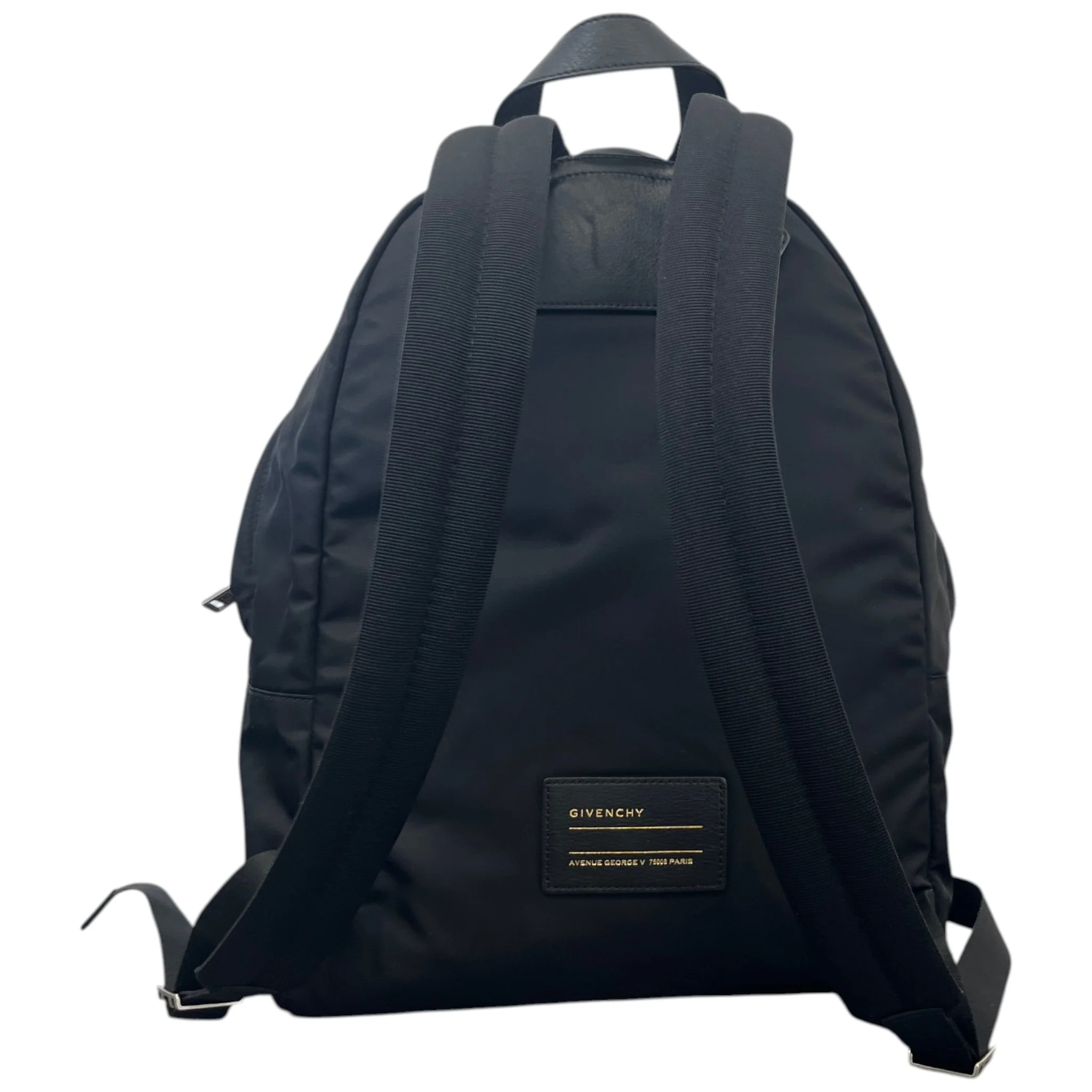 Men's Logo Print Backpack Black - Image 3