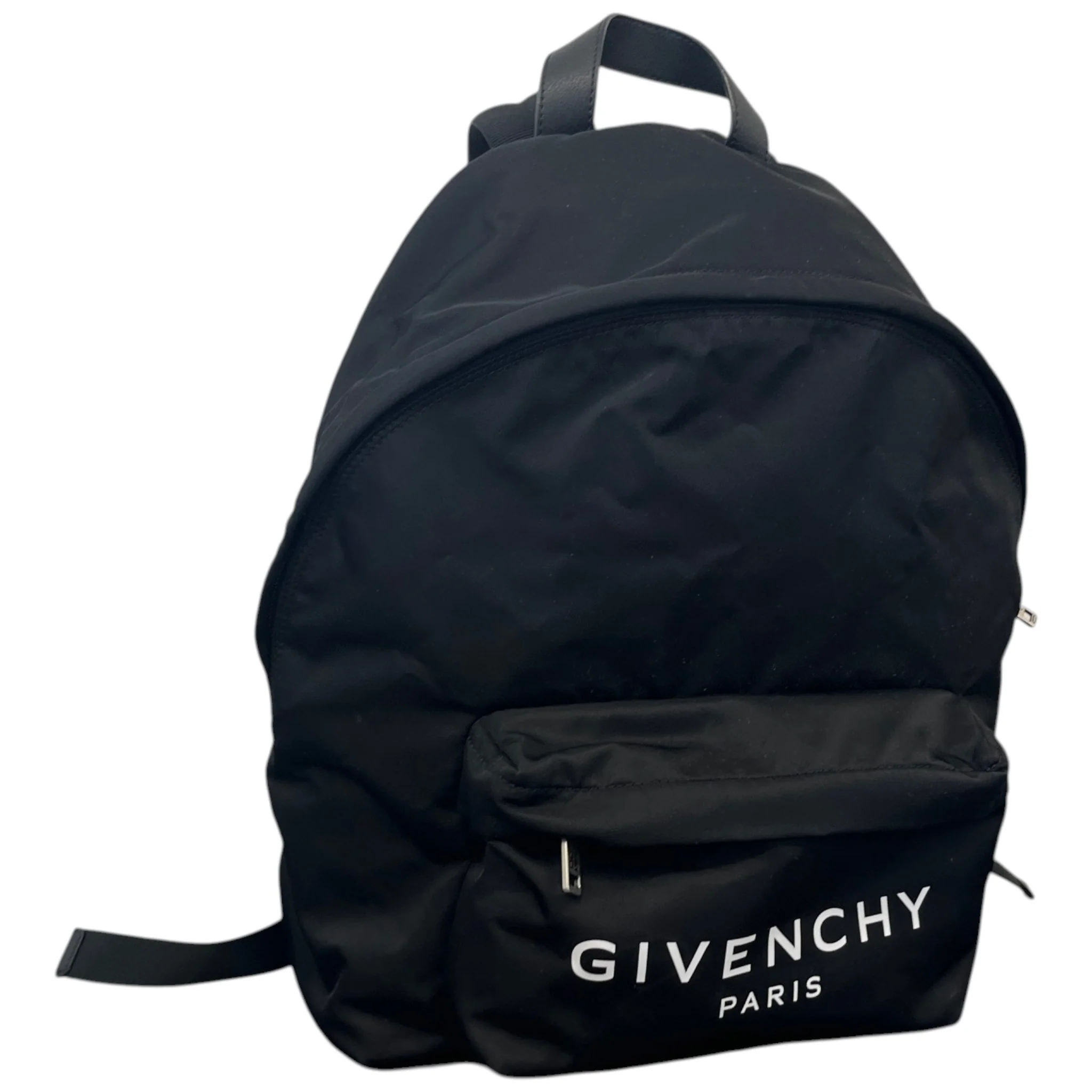 Men's Logo Print Backpack Black - Image 5