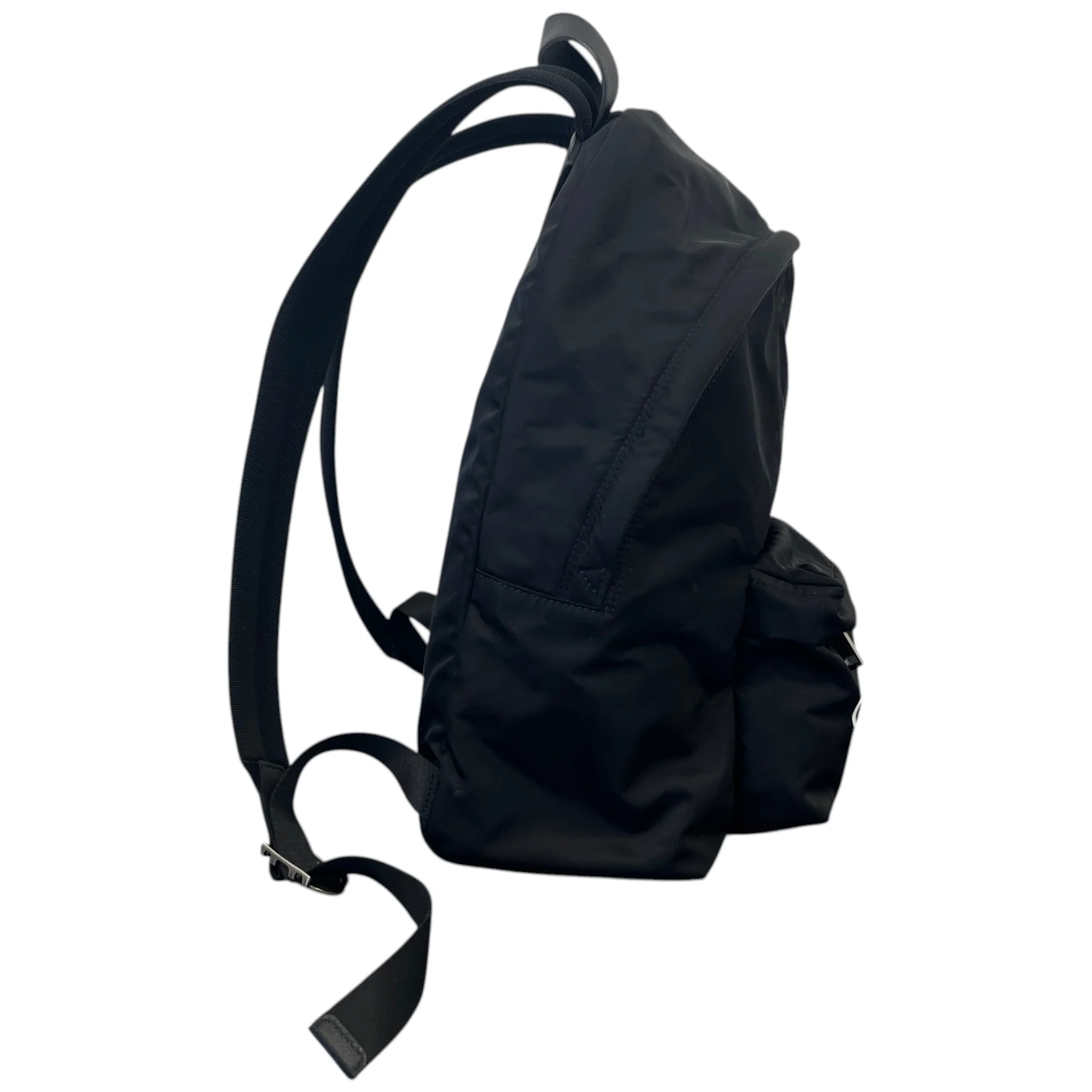 Men's Logo Print Backpack Black - Image 6