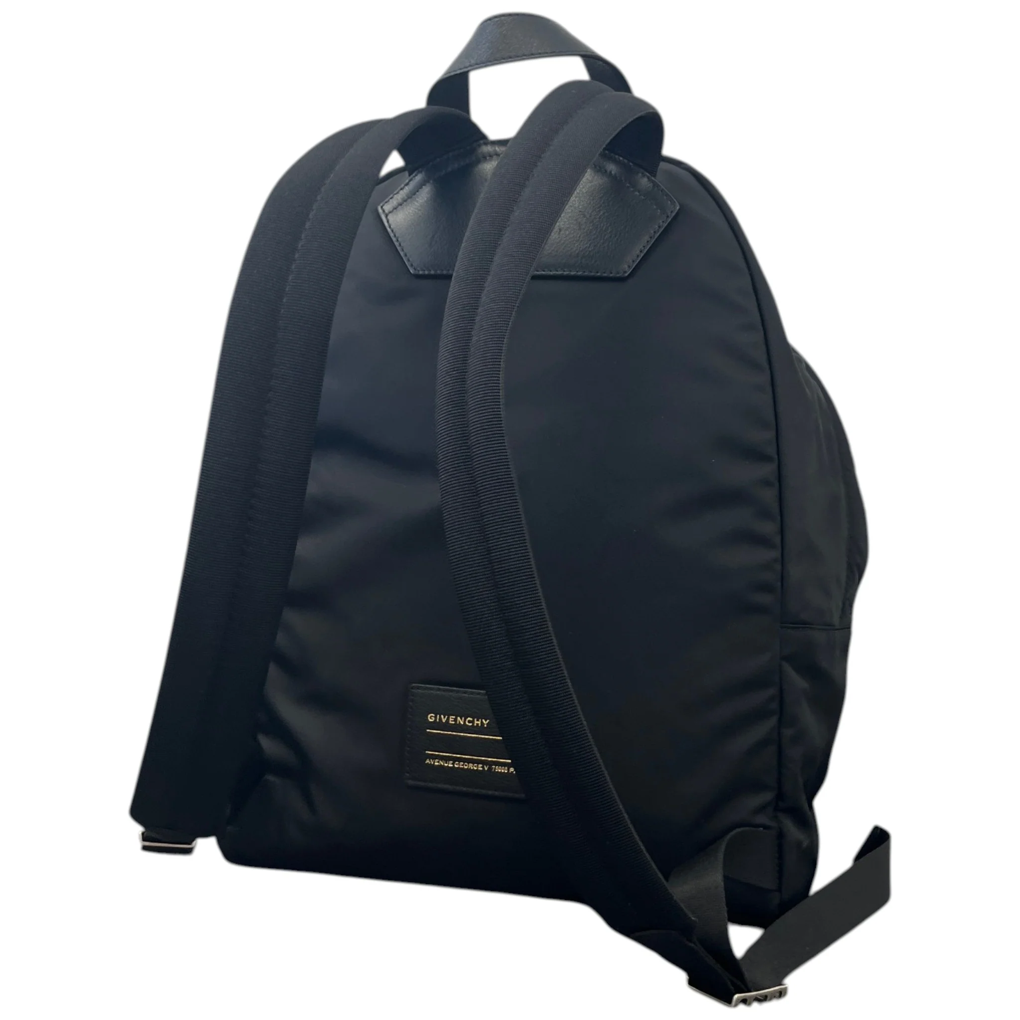 Men's Logo Print Backpack Black - Image 8