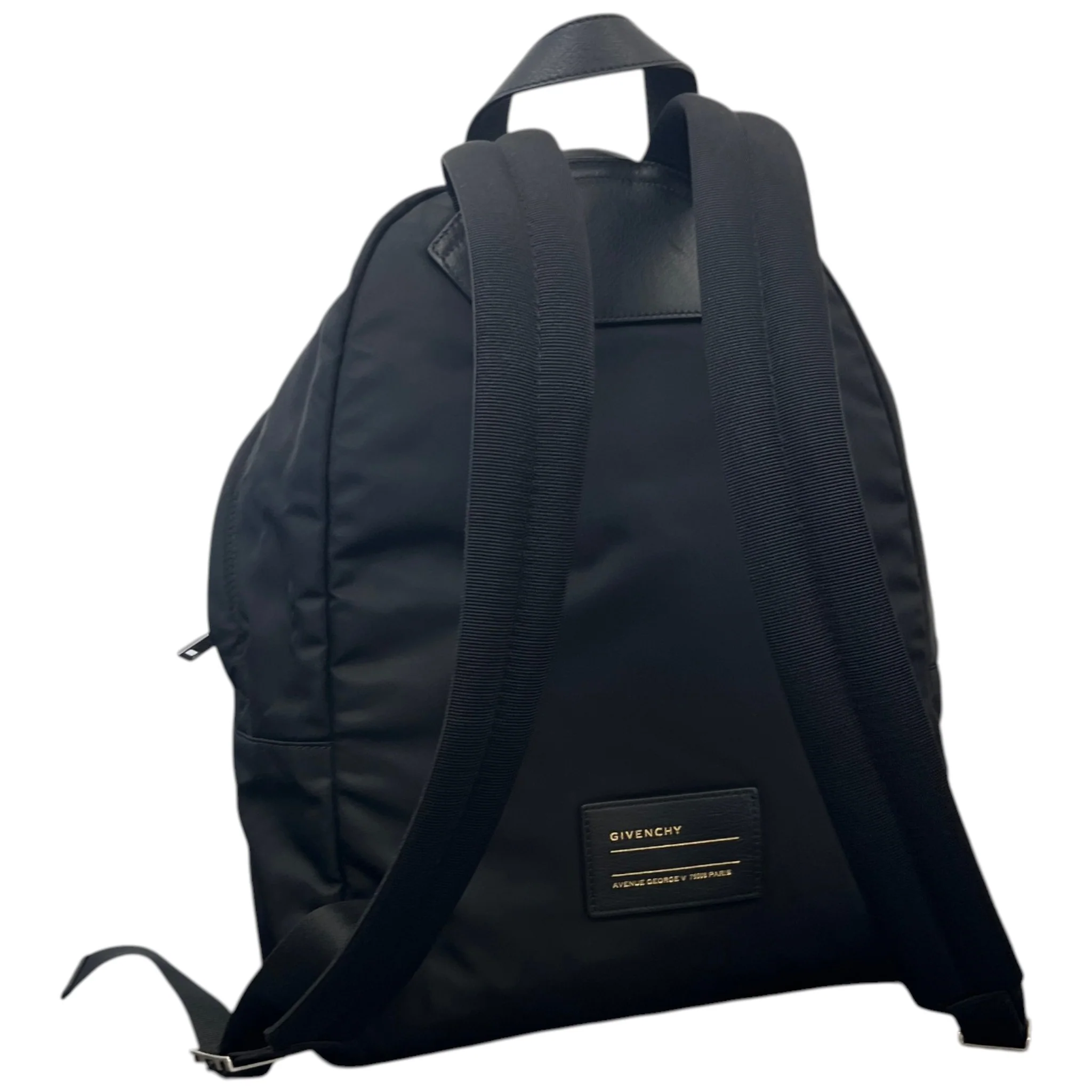 Men's Logo Print Backpack Black - Image 9