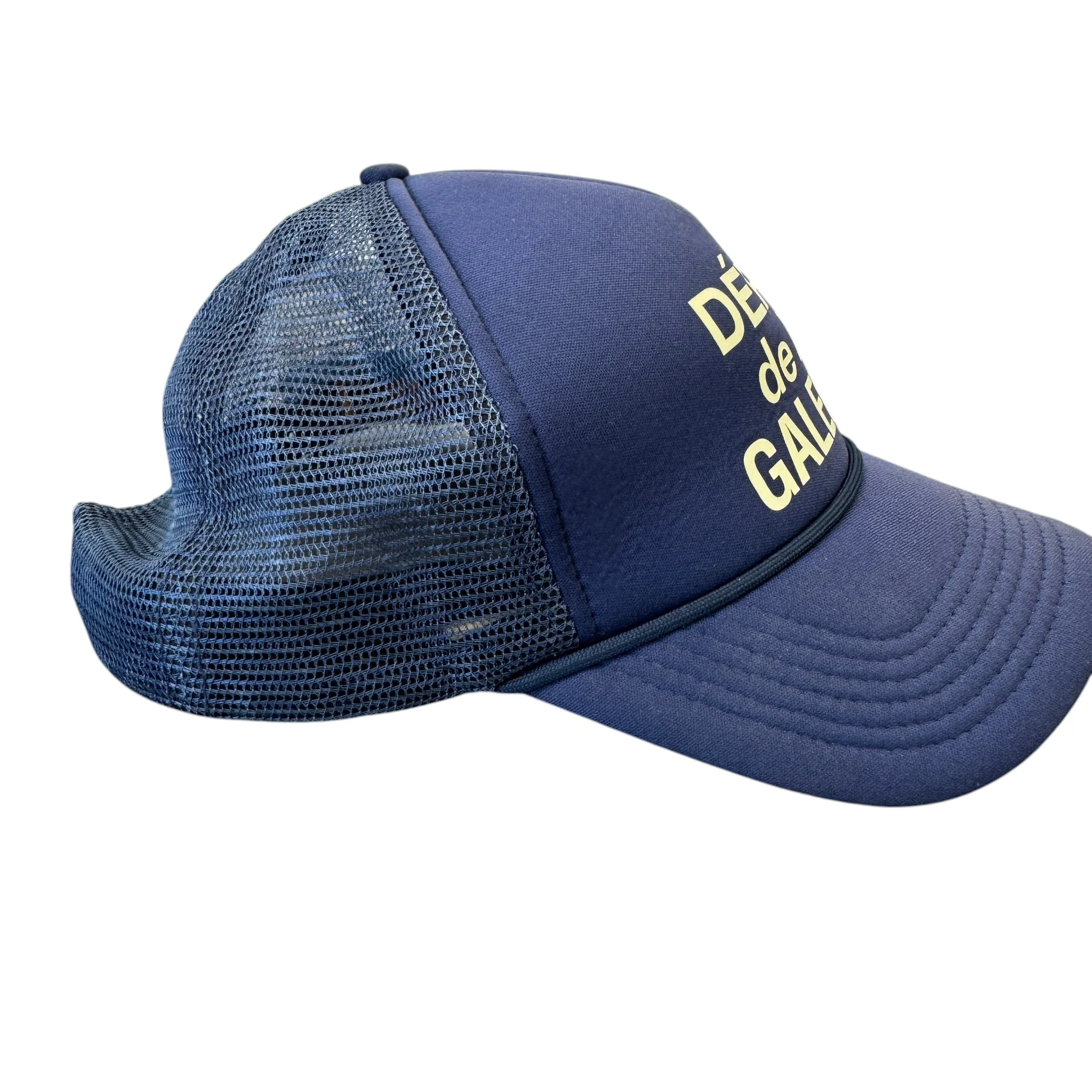 Men's Logo Print Baseball Hat Navy - Image 5