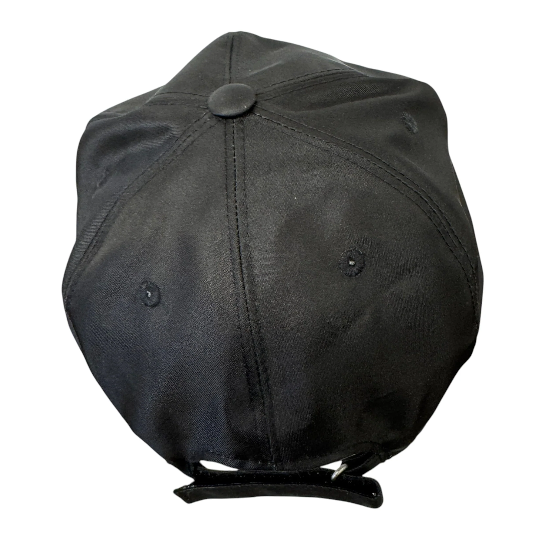 Men's Logo Print Cap Black - Image 4