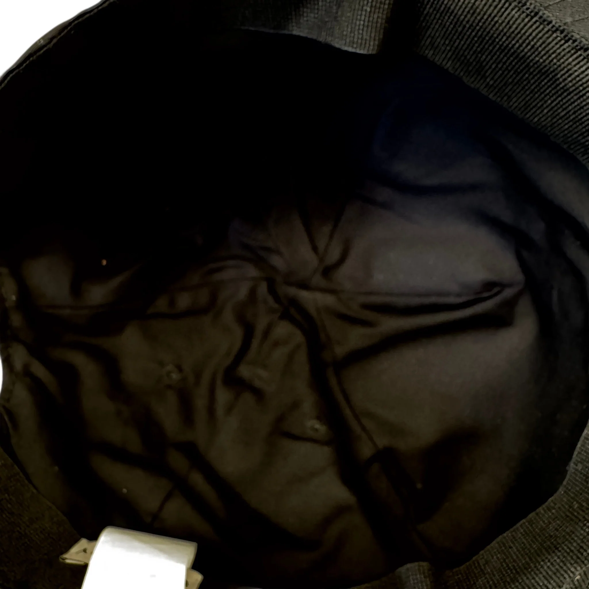 Men's Logo Print Cap Black - Image 6